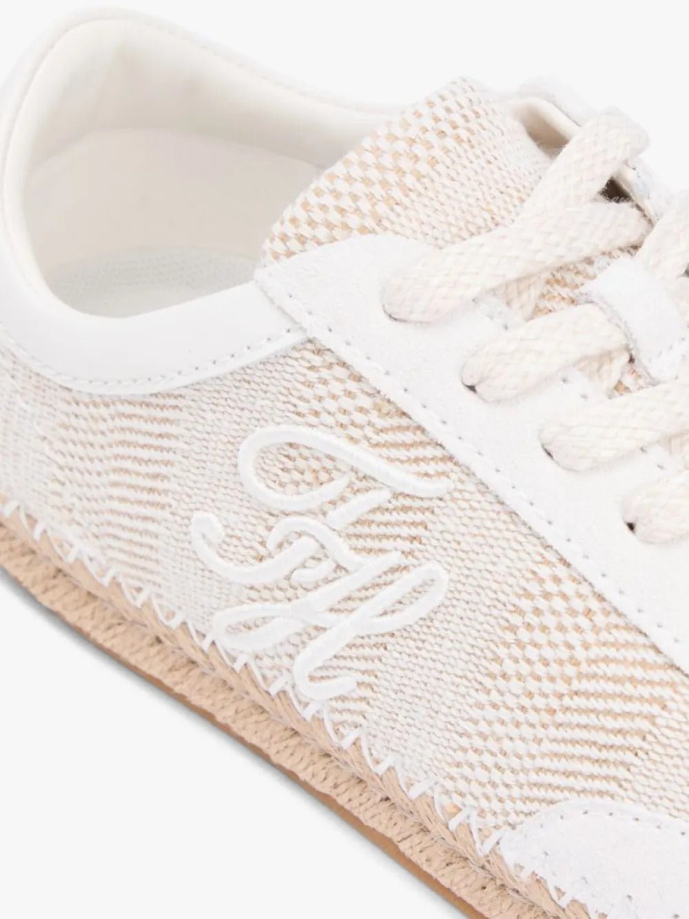 נעלי טומי הילפיגר Woven Logo Embroidery Rope Trainers נשים