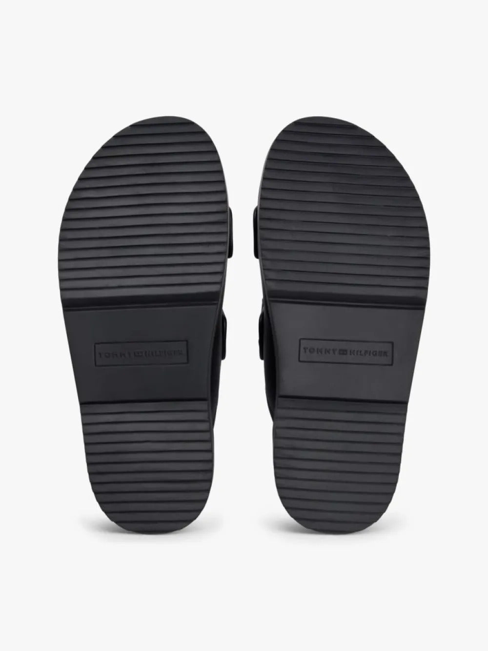 כפכפי טומי הילפיגר Leather TH Monogram Double Strap נשים