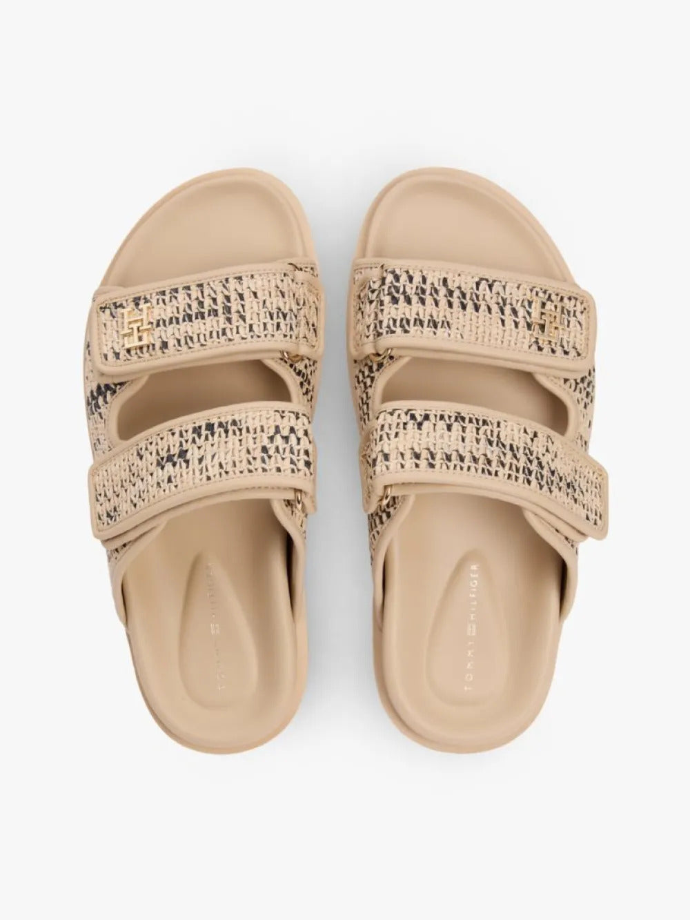 כפכפי טומי הילפיגר Monogram Double Strap נשים