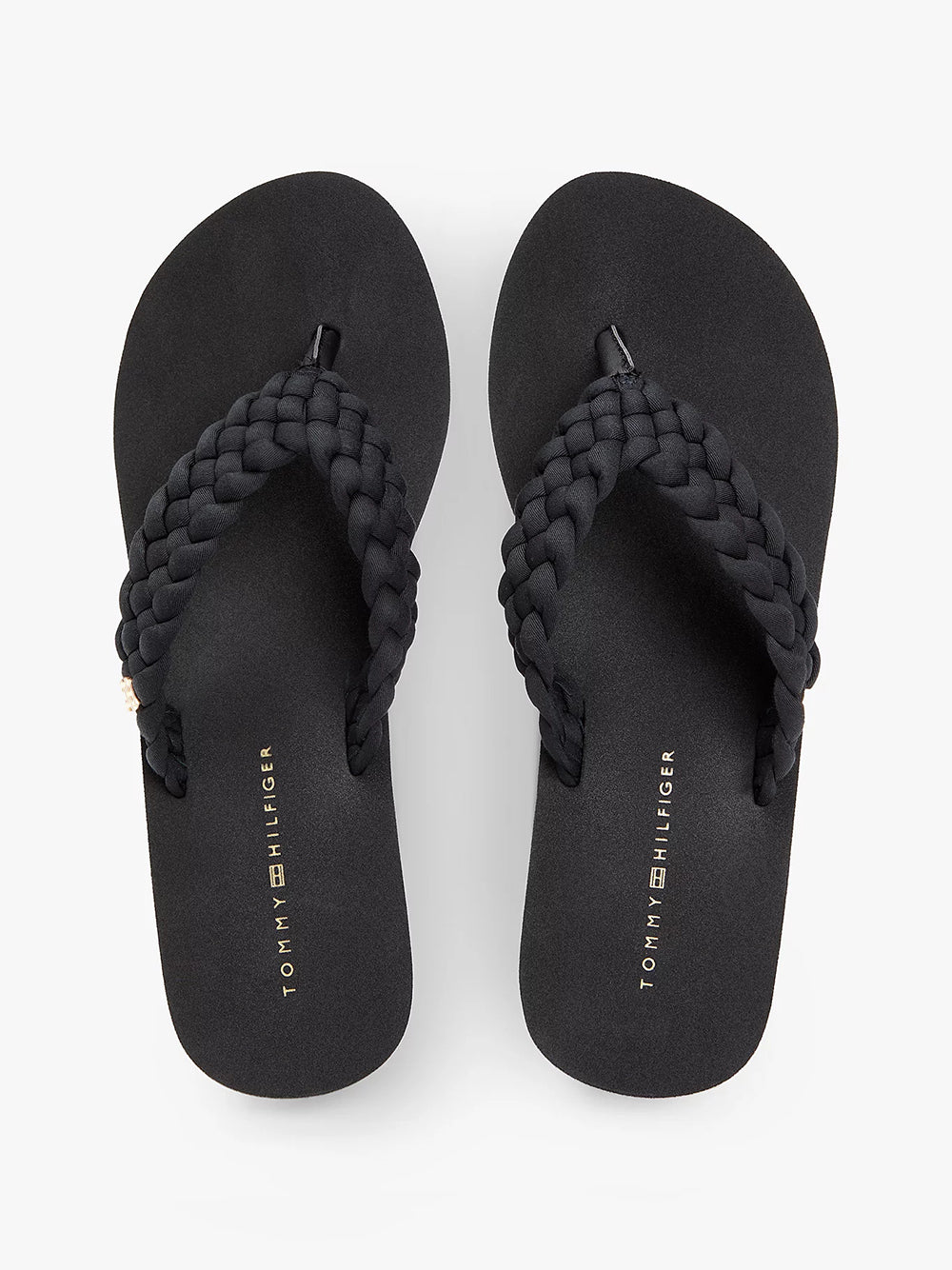 כפכפי טומי הילפיגר Braided Strap Wedge נשים