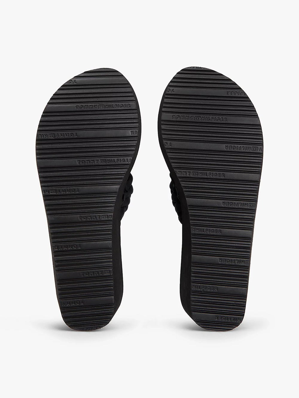 כפכפי טומי הילפיגר Braided Strap Wedge נשים