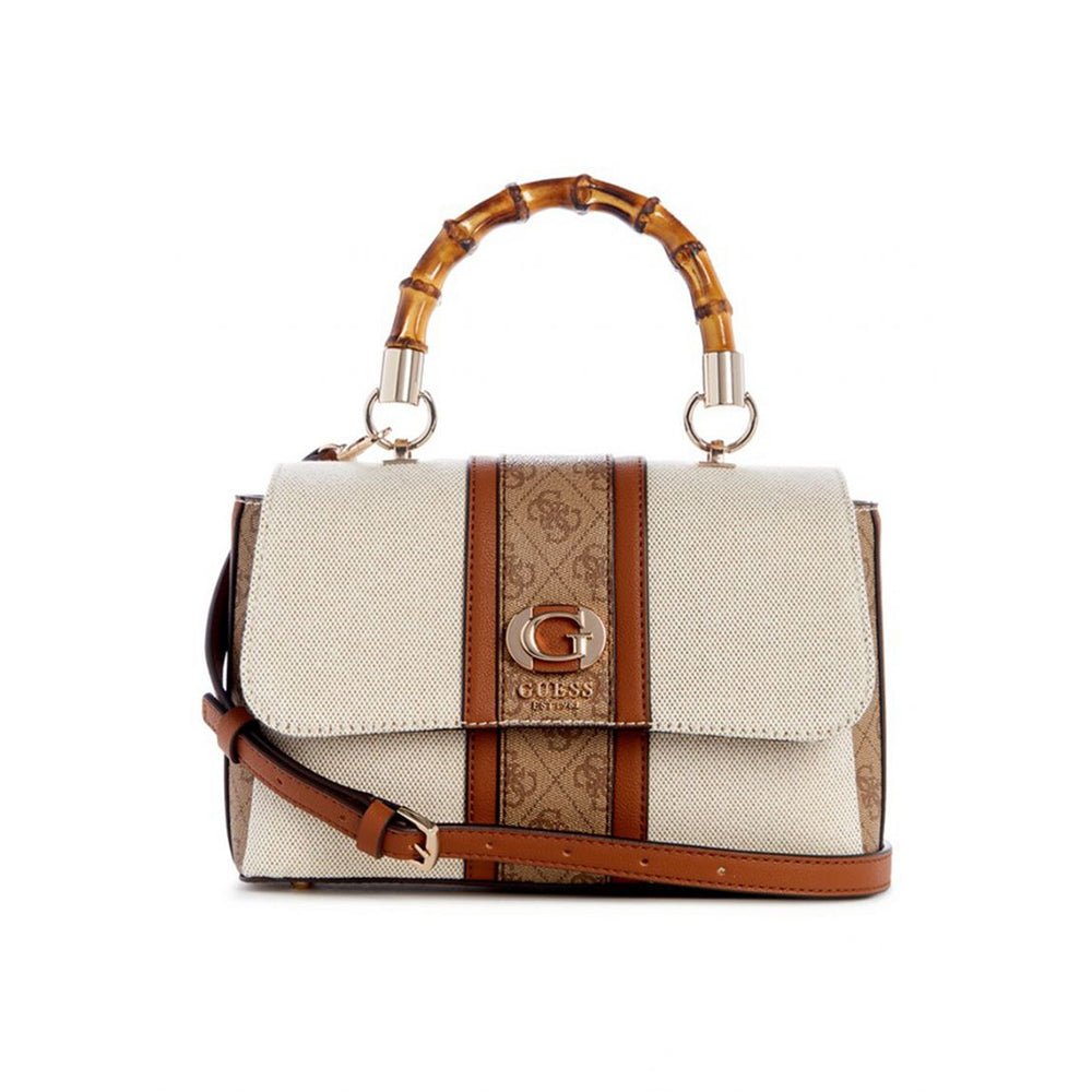 תיק Guess Kerima Bamboo Top Handle Flap נשים