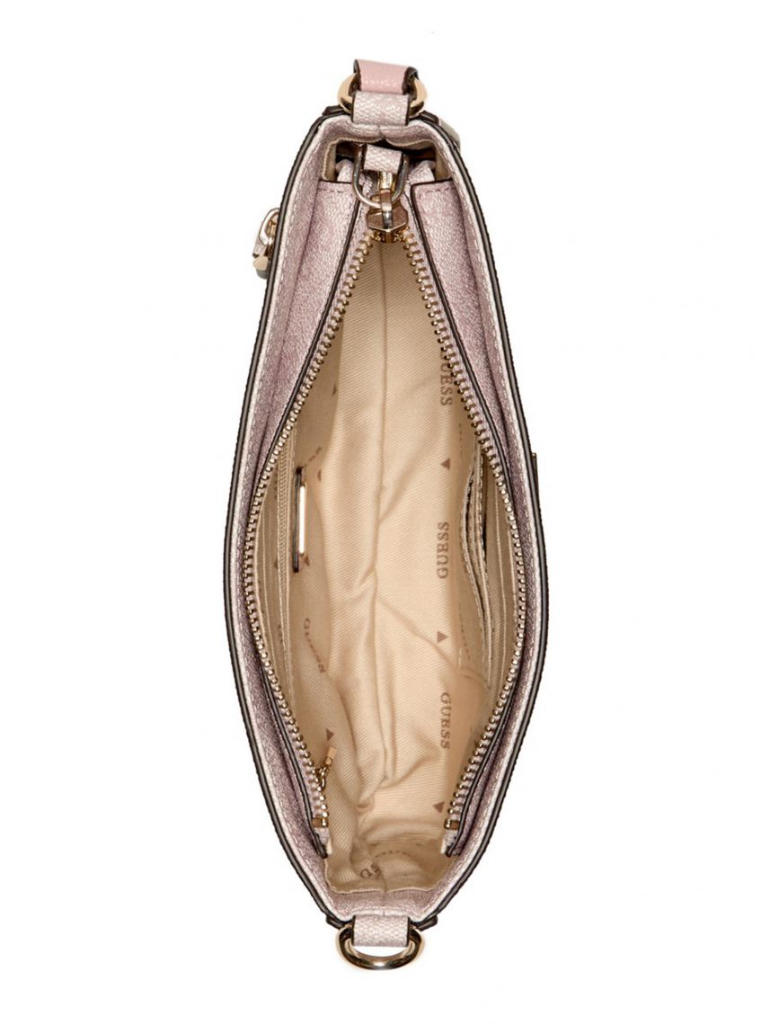 תיק Guess Noelle Mini Top Zip Shoulder נשים