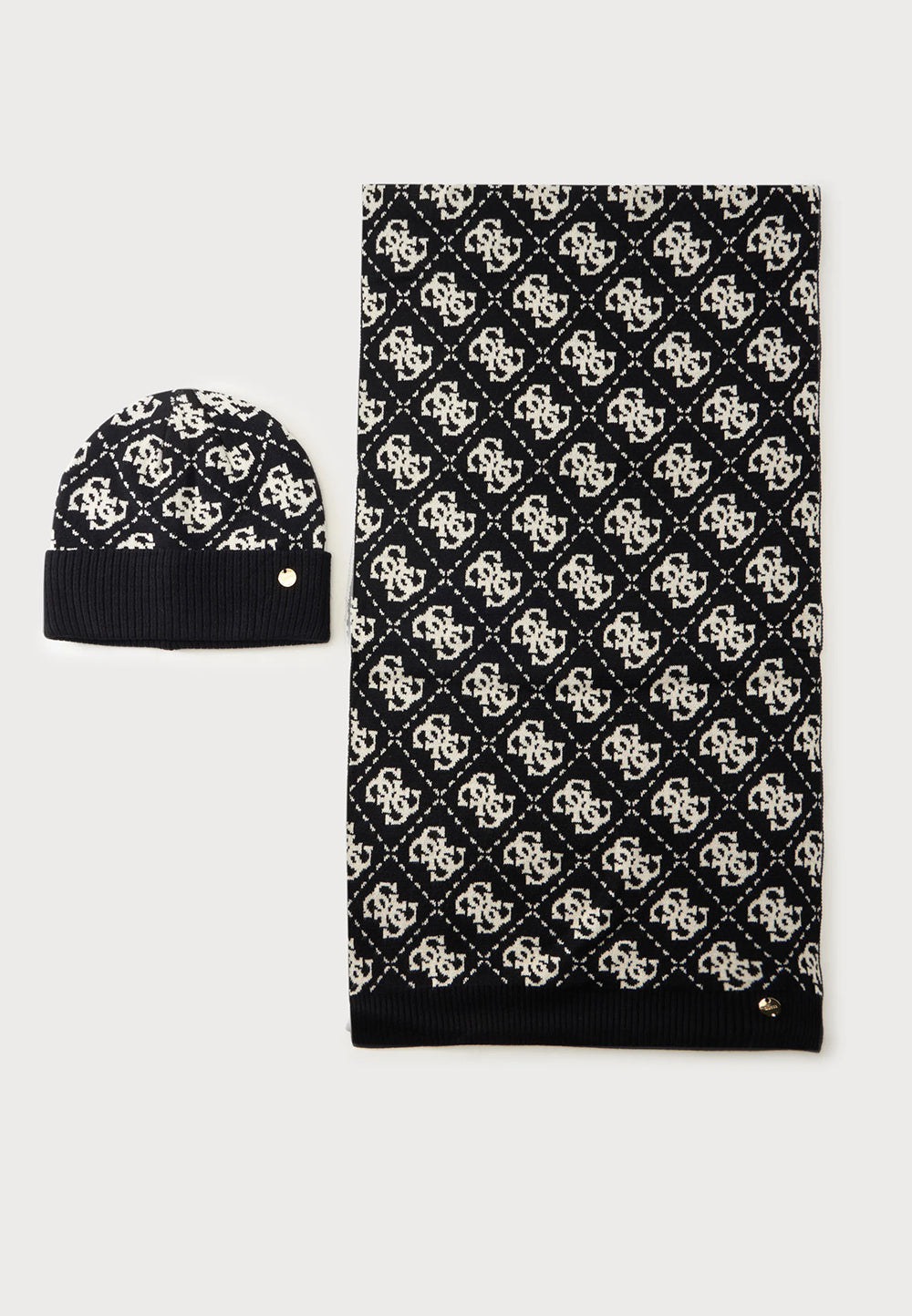סט כובע וצעיף Guess Beanie And Scarf Set נשים