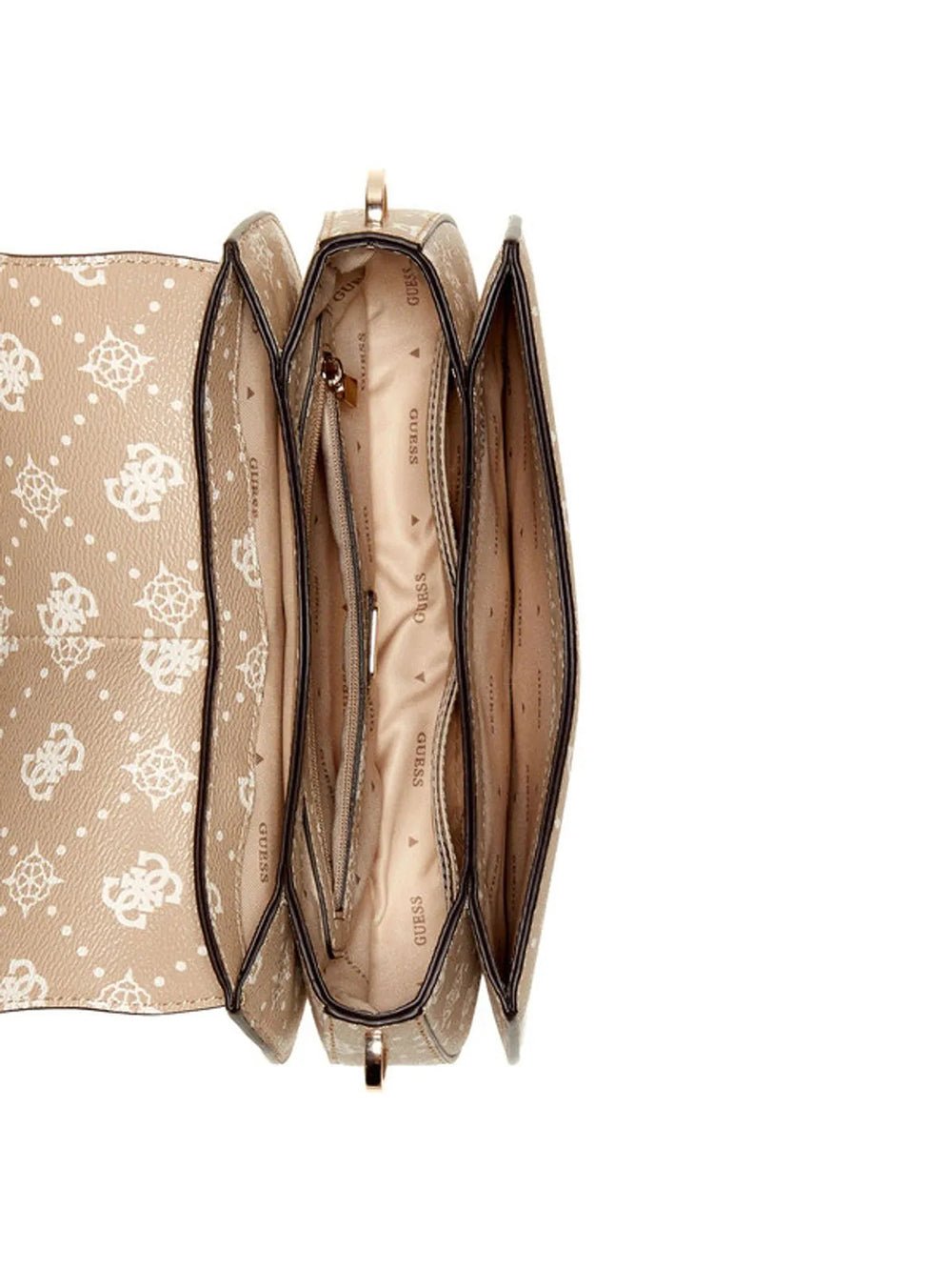 תיק Guess Carrie Logo Flap Shoulder Bag נשים