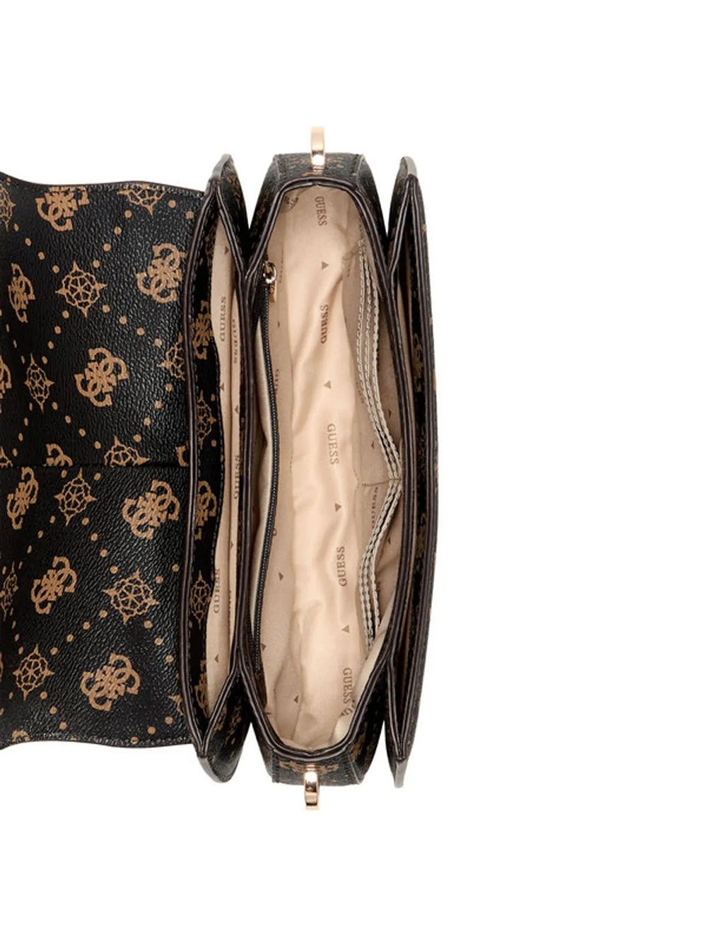 תיק Guess Carrie Logo Flap Shoulder Bag נשים