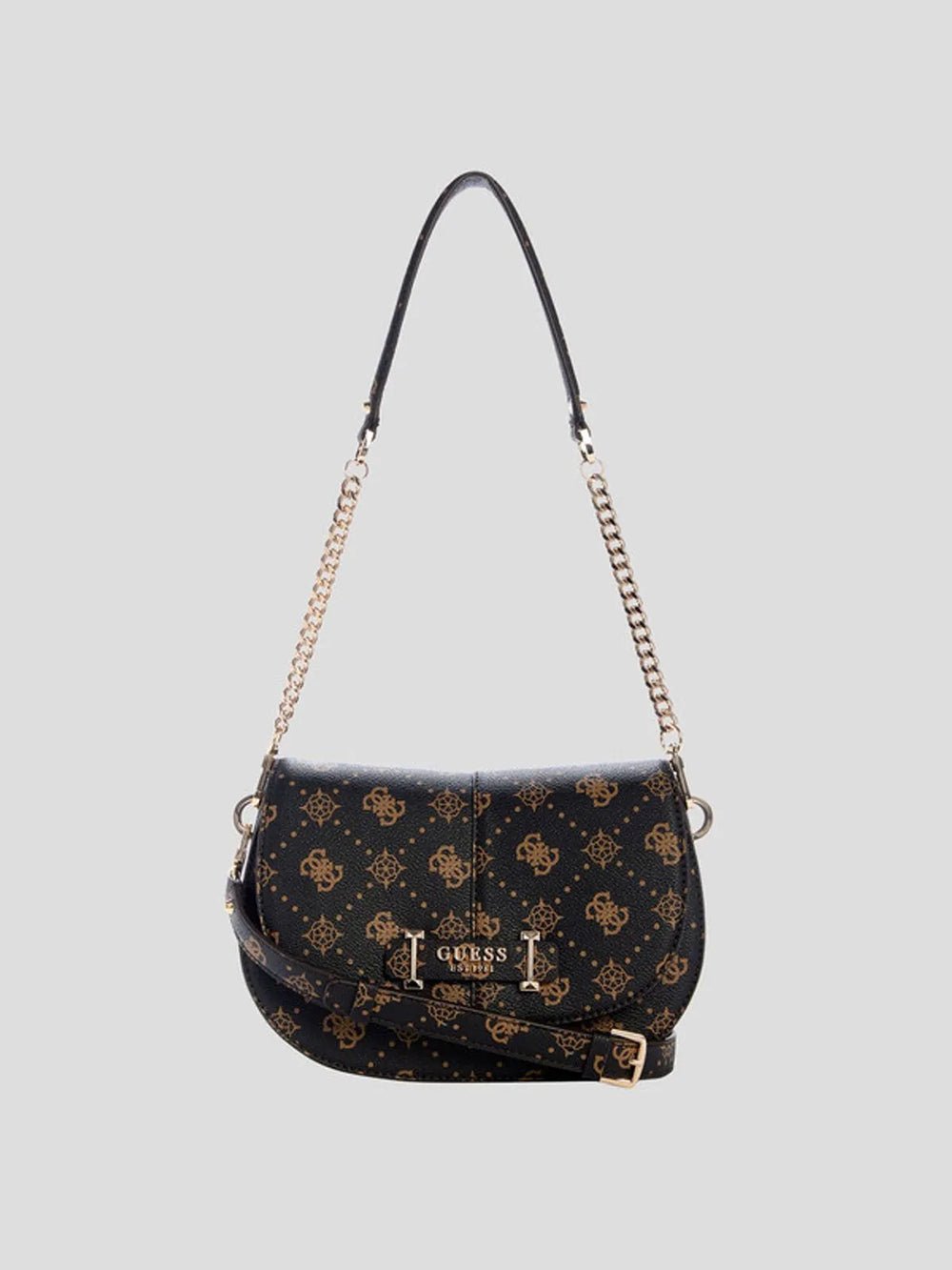 תיק Guess Carrie Logo Flap Shoulder Bag נשים