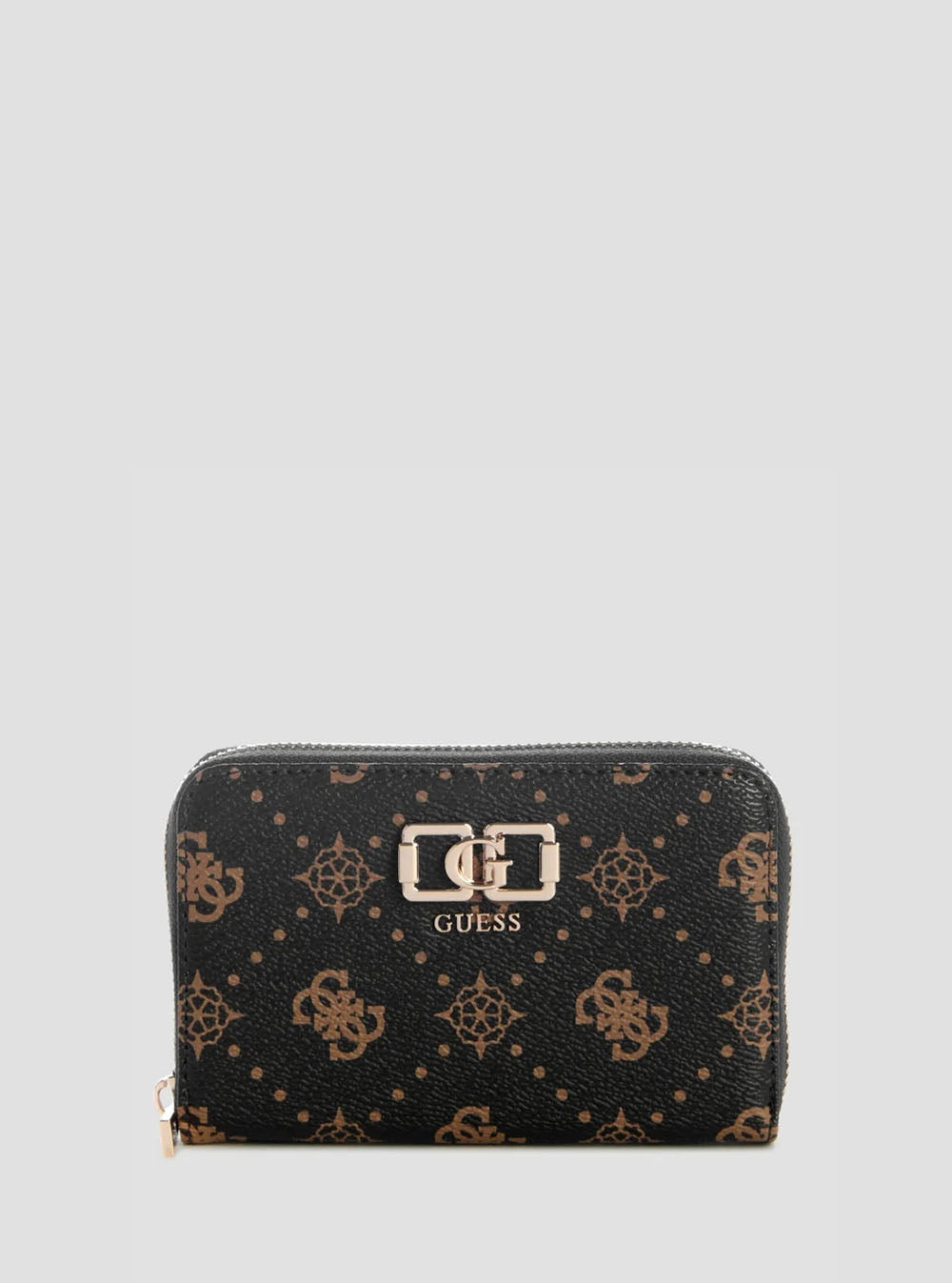 ארנק Guess Emelie Logo Slg Med Zip Around נשים