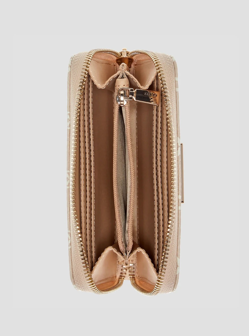 ארנק Guess Emelie Logo Slg Med Zip Around נשים