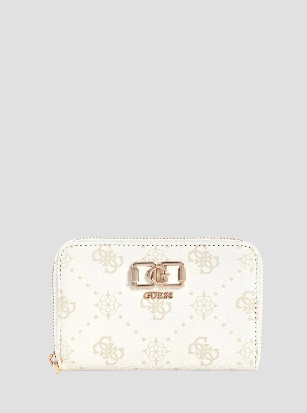 ארנק Guess Emelie Logo Slg Med Zip Around נשים