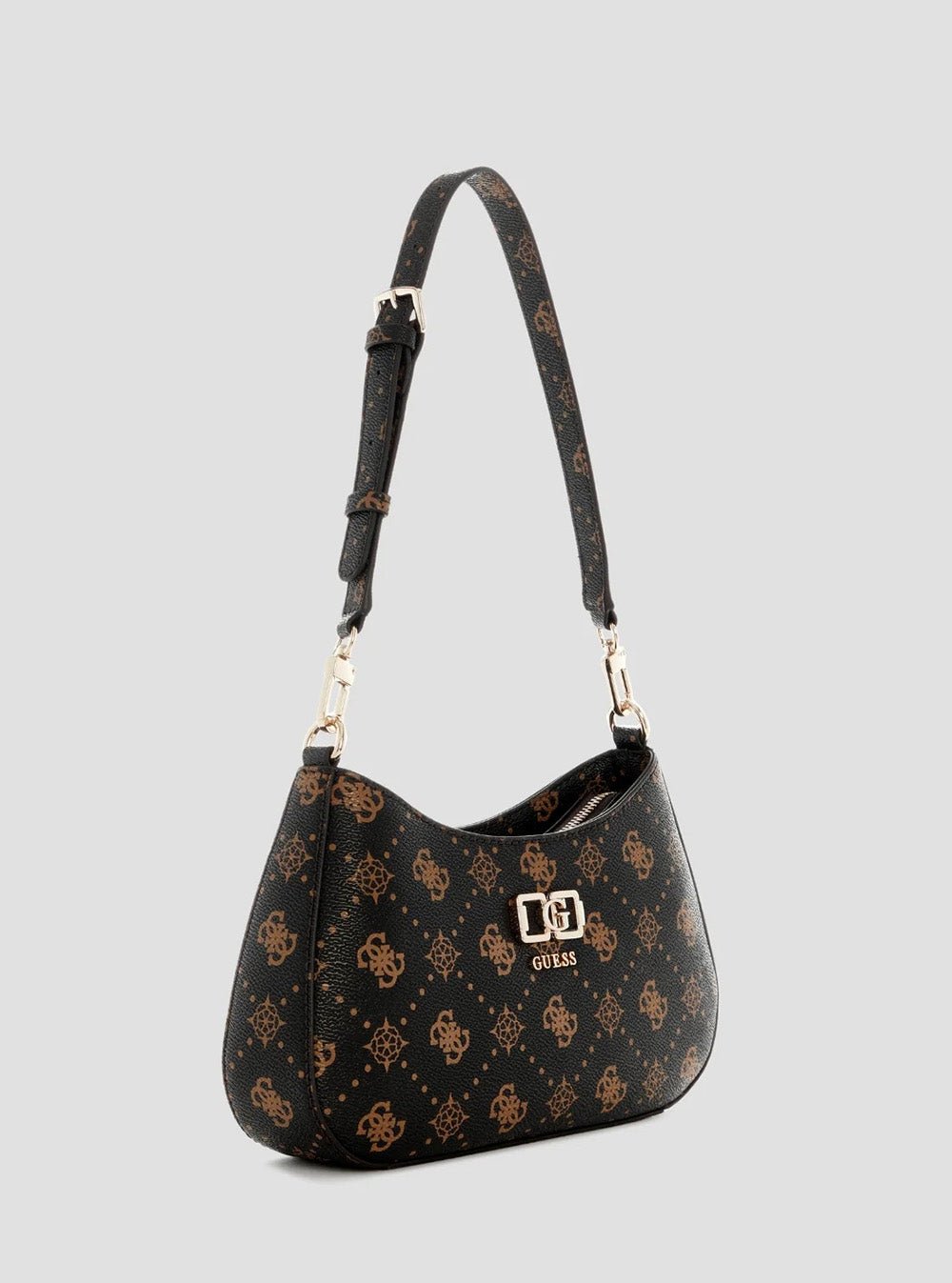 תיק Guess Emelie Logo Top Zip Shldr Bag נשים
