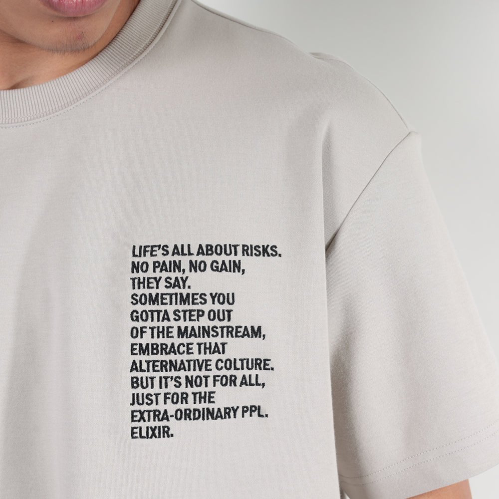 חליפת ספורט אליקסיר Text Print גברים