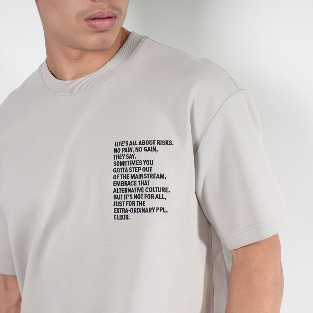 חליפת ספורט אליקסיר Text Print גברים
