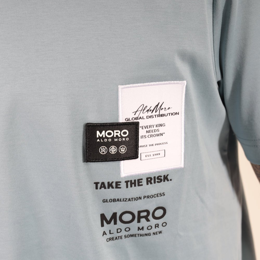 חולצת טישירט קצרה אלדו מורו Take The Risk גברים