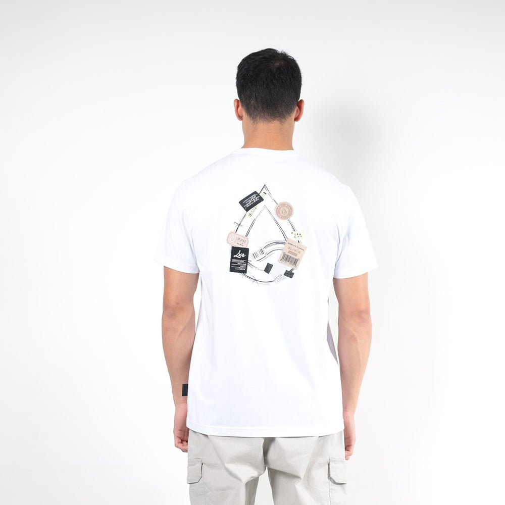 חולצת טישירט קצרה אליקסיר Back Patches גברים