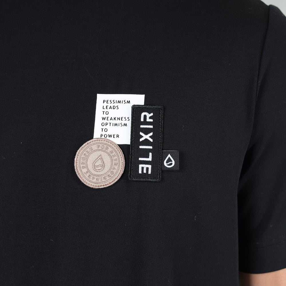 חולצת טישירט קצרה אליקסיר 3 Patches גברים
