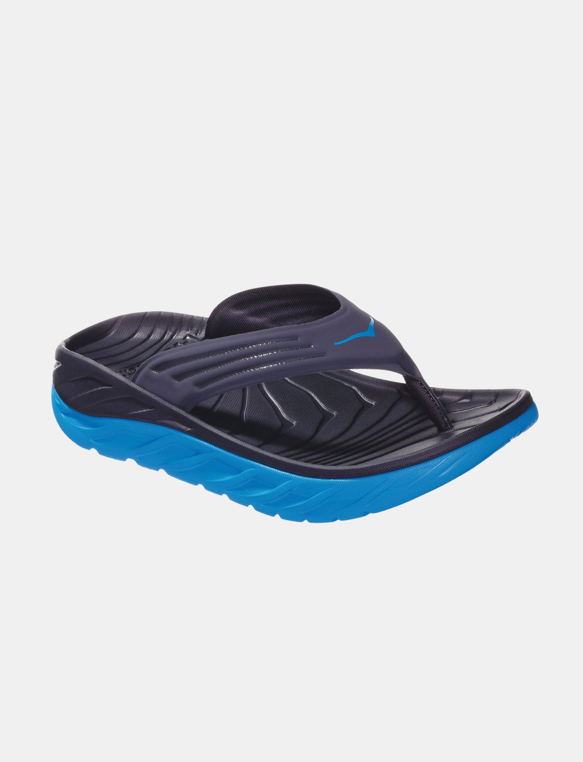 Hoka Ora Recovery Flip - כפכפי התאוששות אורה הוקה איכותיים בצבע שחור/כחול לגברים