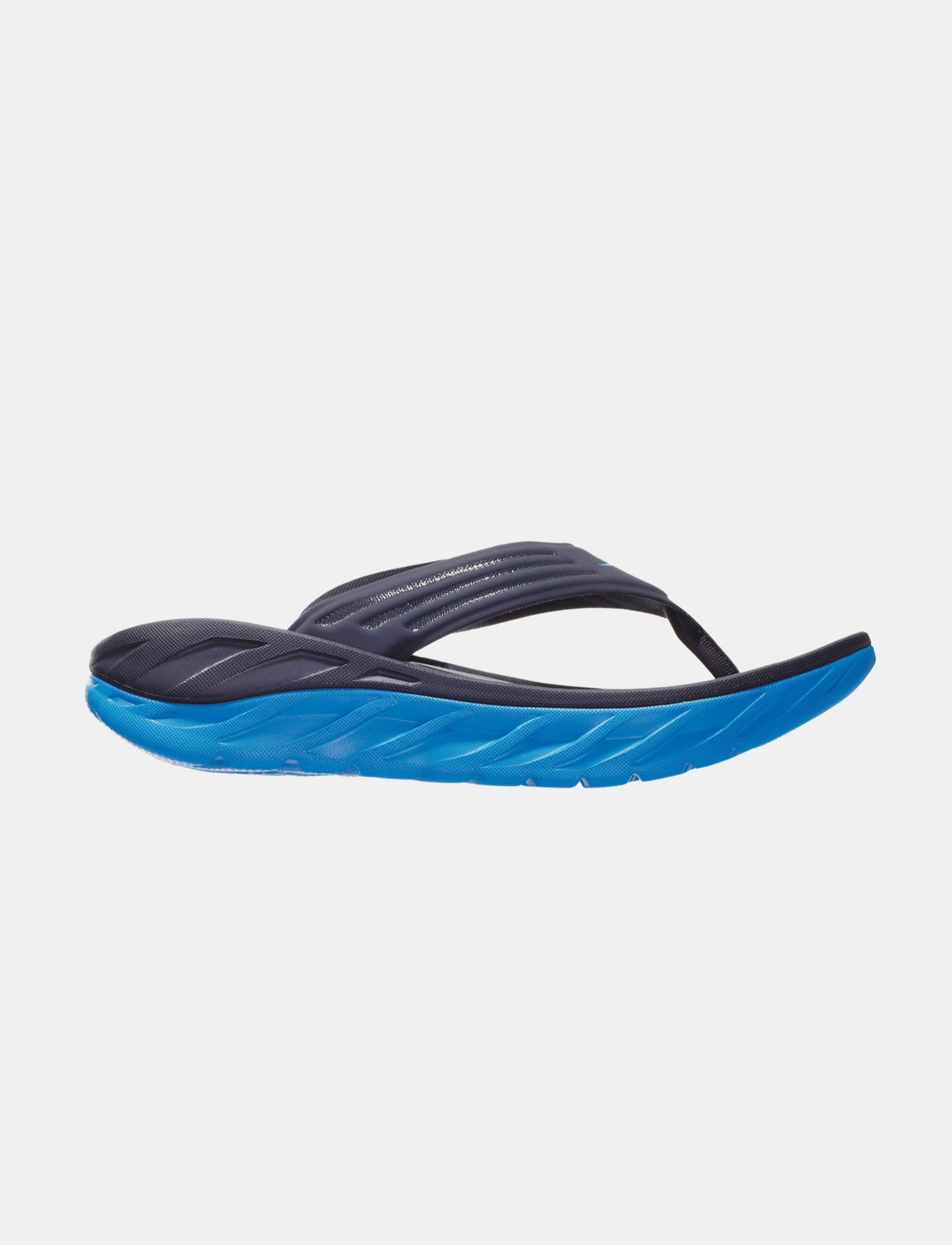 Hoka Ora Recovery Flip - כפכפי התאוששות אורה הוקה איכותיים בצבע שחור/כחול לגברים
