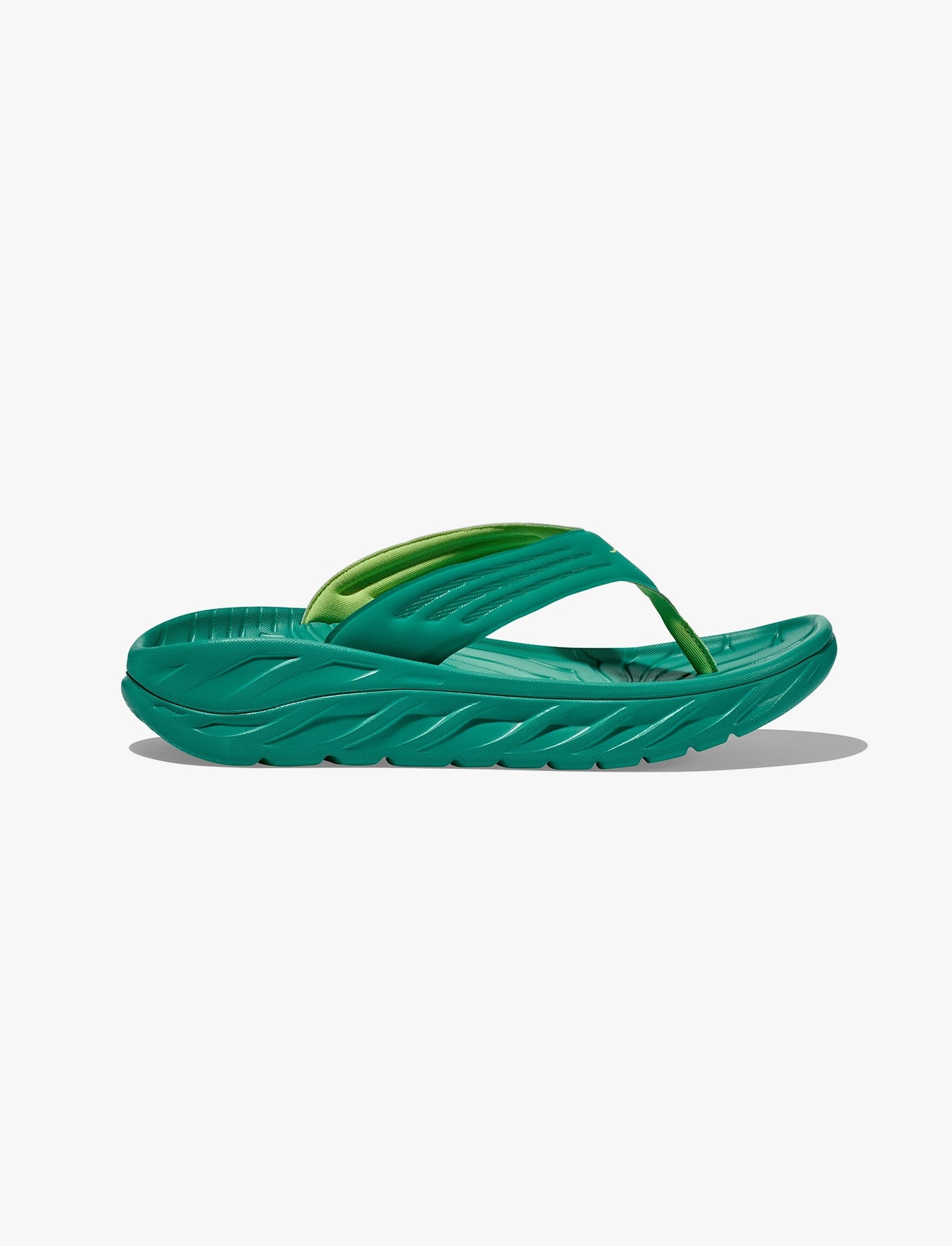 Hoka Ora Recovery Flip - כפכפים לגבר הוקה אורה בצבע ירוק/ירוק