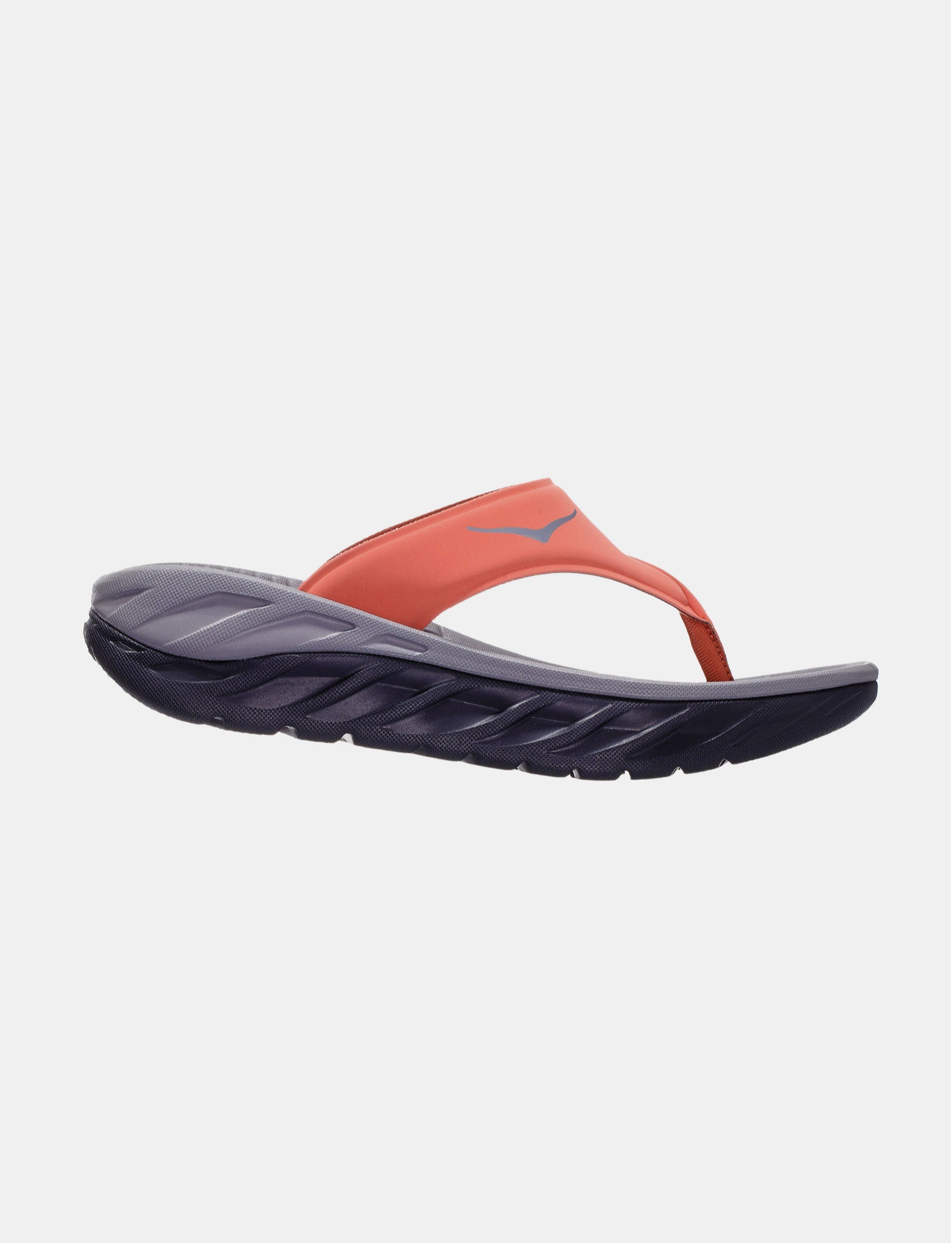 Hoka Ora Recovery Flip - כפכפי אורה הוקה איכותיים לנשים בצבע שחור/כתום
