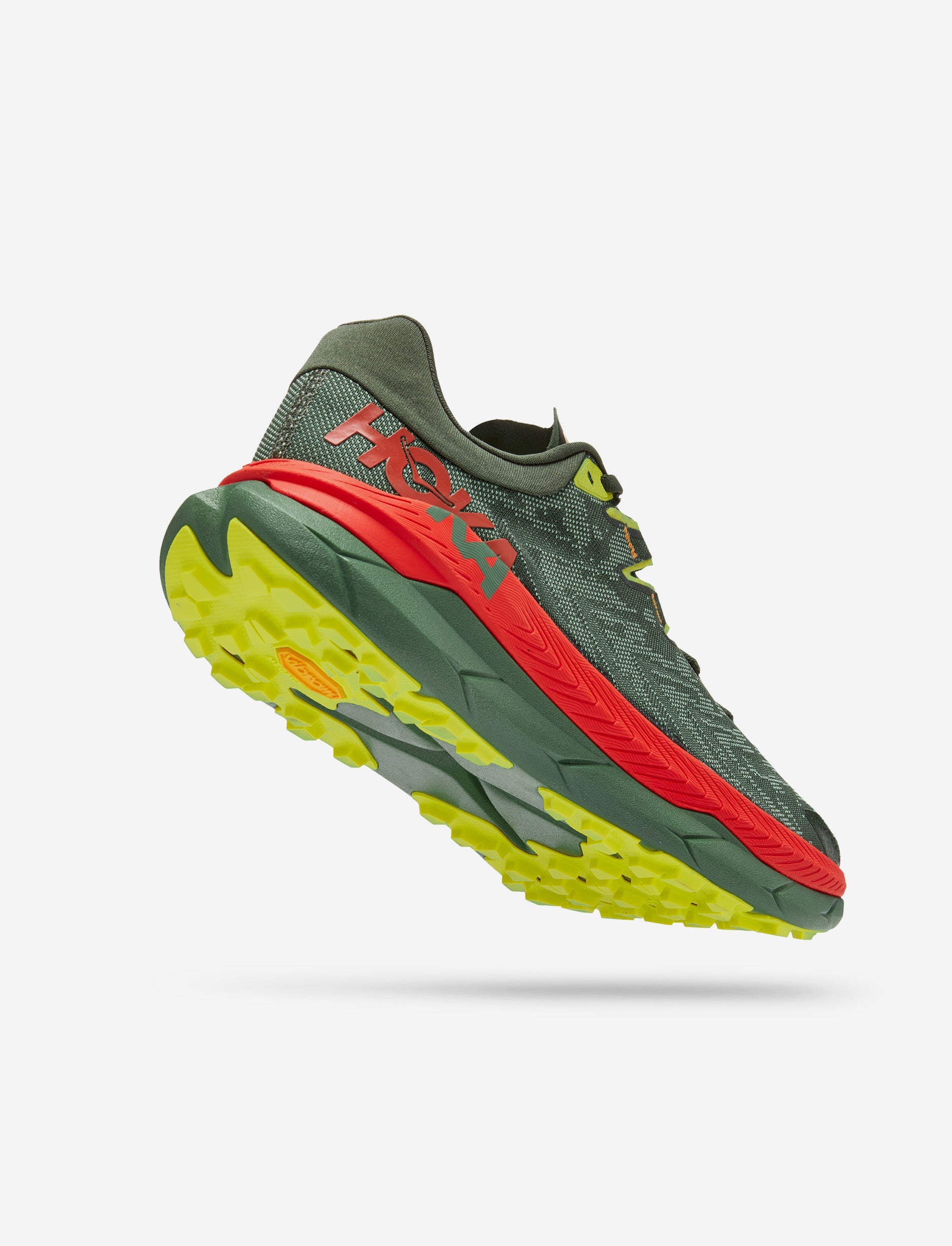 HOKA TECTON X - נעלי ספורט גברים הוקה טקטון בצבע ירוק טימין/פיאסטה