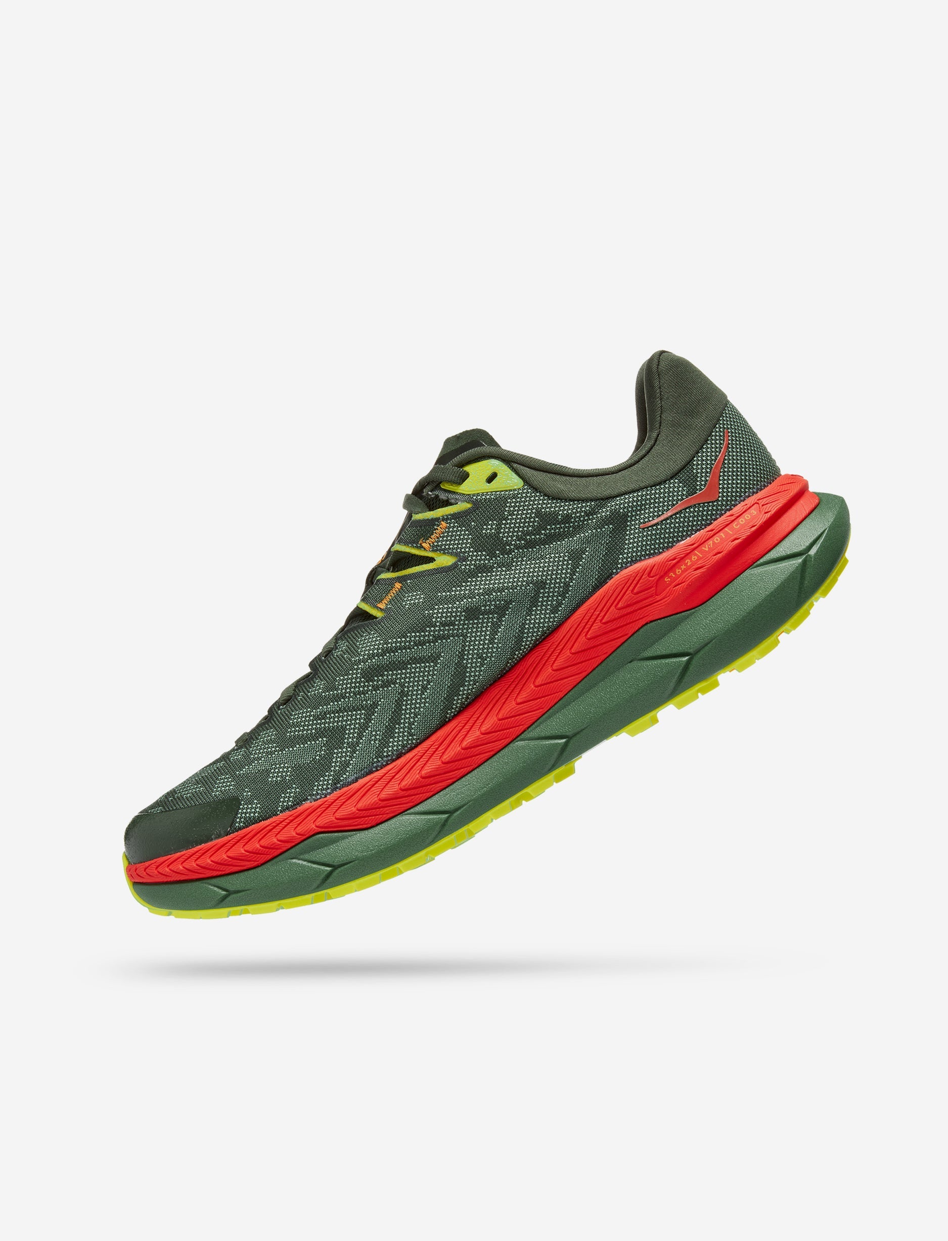 HOKA TECTON X - נעלי ספורט גברים הוקה טקטון בצבע ירוק טימין/פיאסטה