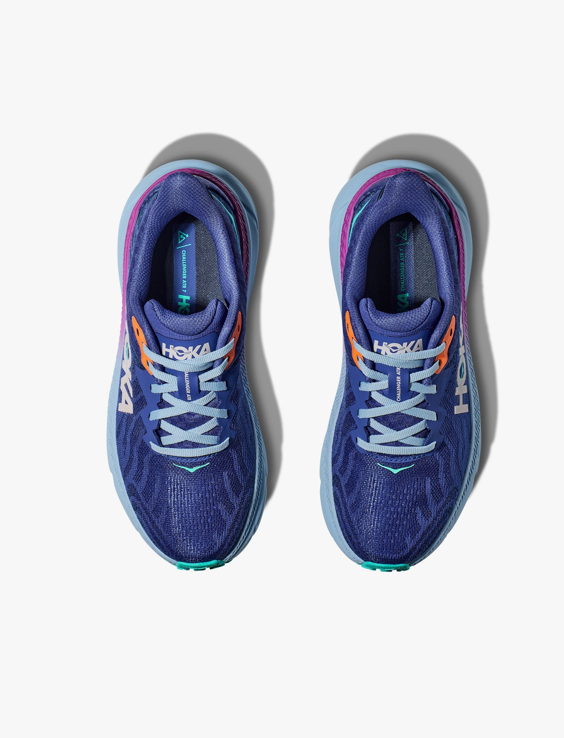 HOKA Challenger 7 - נעלי ספורט נשים הוקה צלנג'ר 7 בצבע כחול/ירקרק