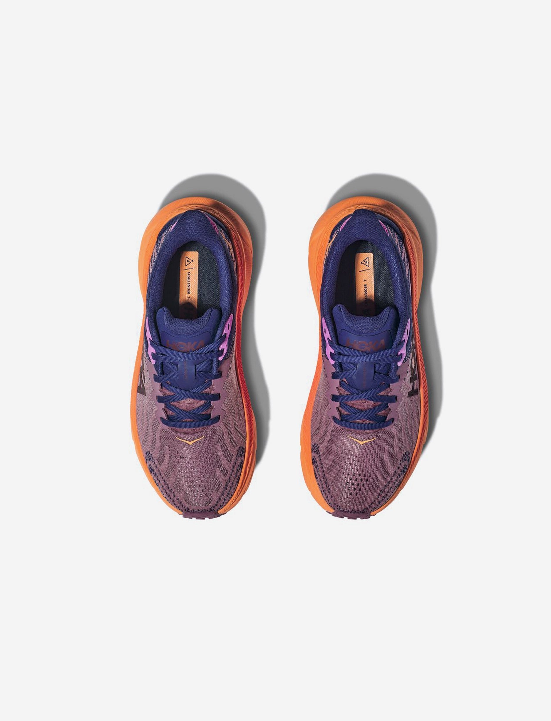 Hoka Challenger 7  - נעלי ספורט נשים הוקה צ'אלנג'ר 7 בצבע סגלגל/כתום