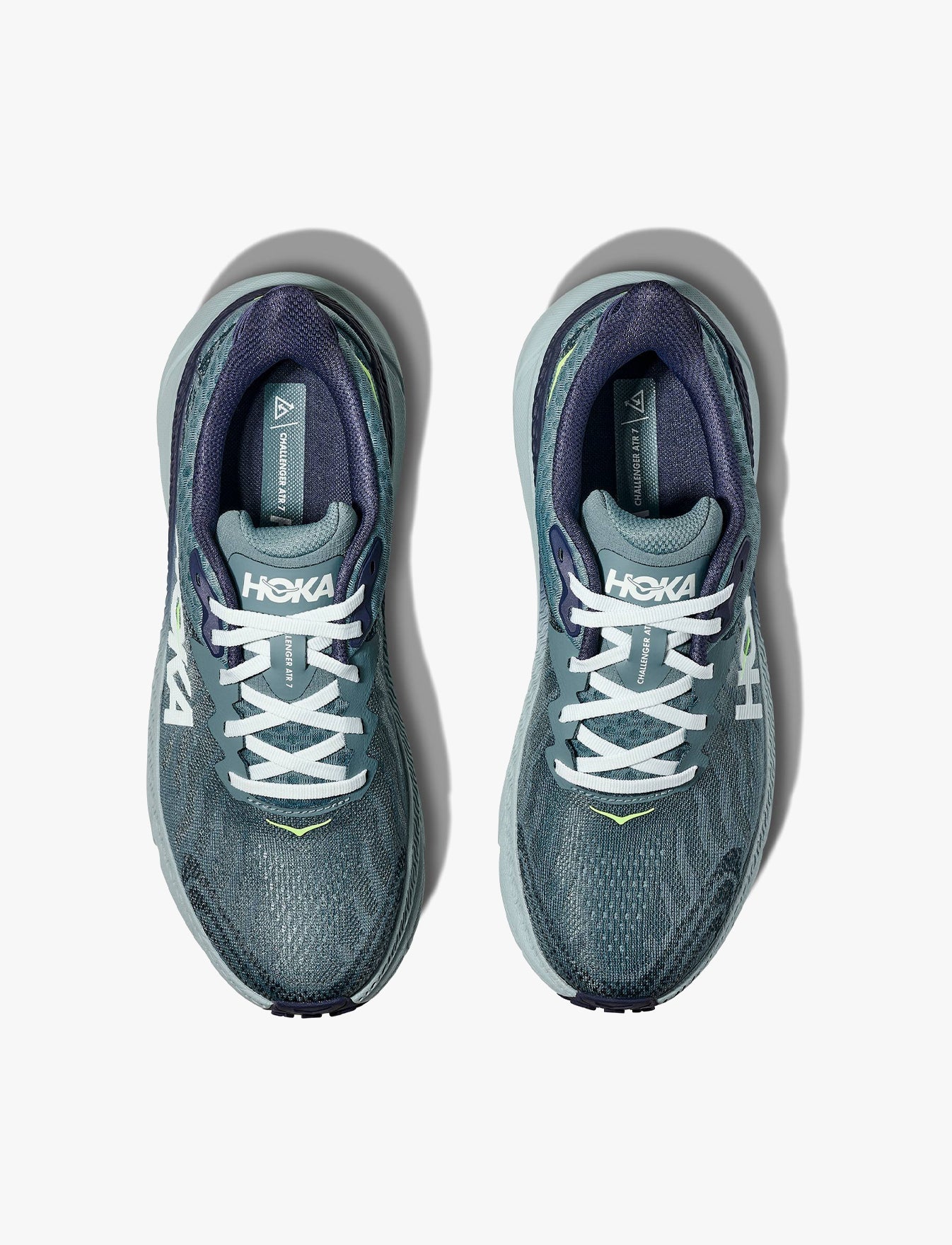 HOKA Challenger WIDE 7 - נעלי ספורט גברים הוקה צלנג'ר 7 רחבות בצבע ערפל הרים/טורקיז