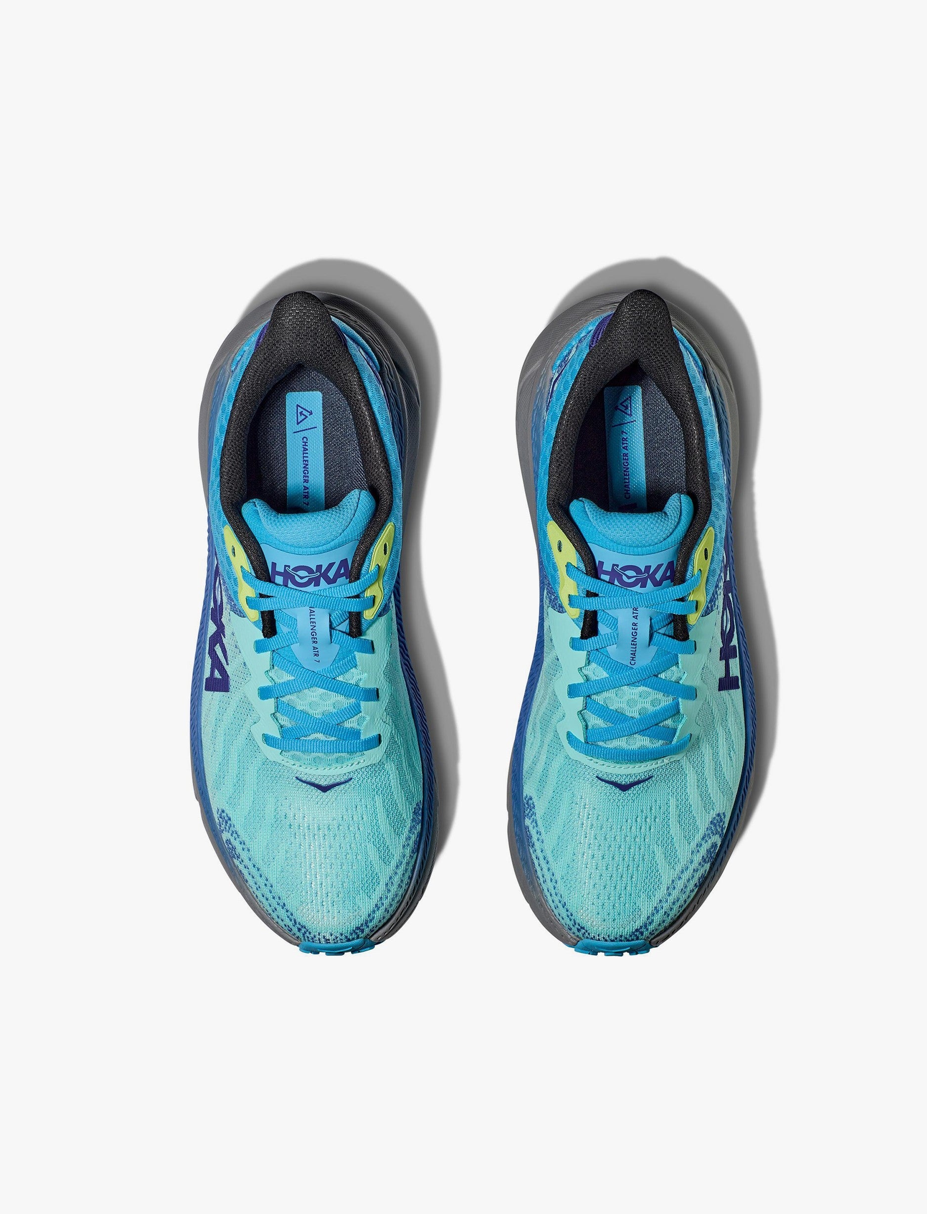 Hoka Challenger 7 Wide - נעלי ספורט גברים הוקה צ'אלנג'ר 7 רחבות בצבע תכלת/אפרפר