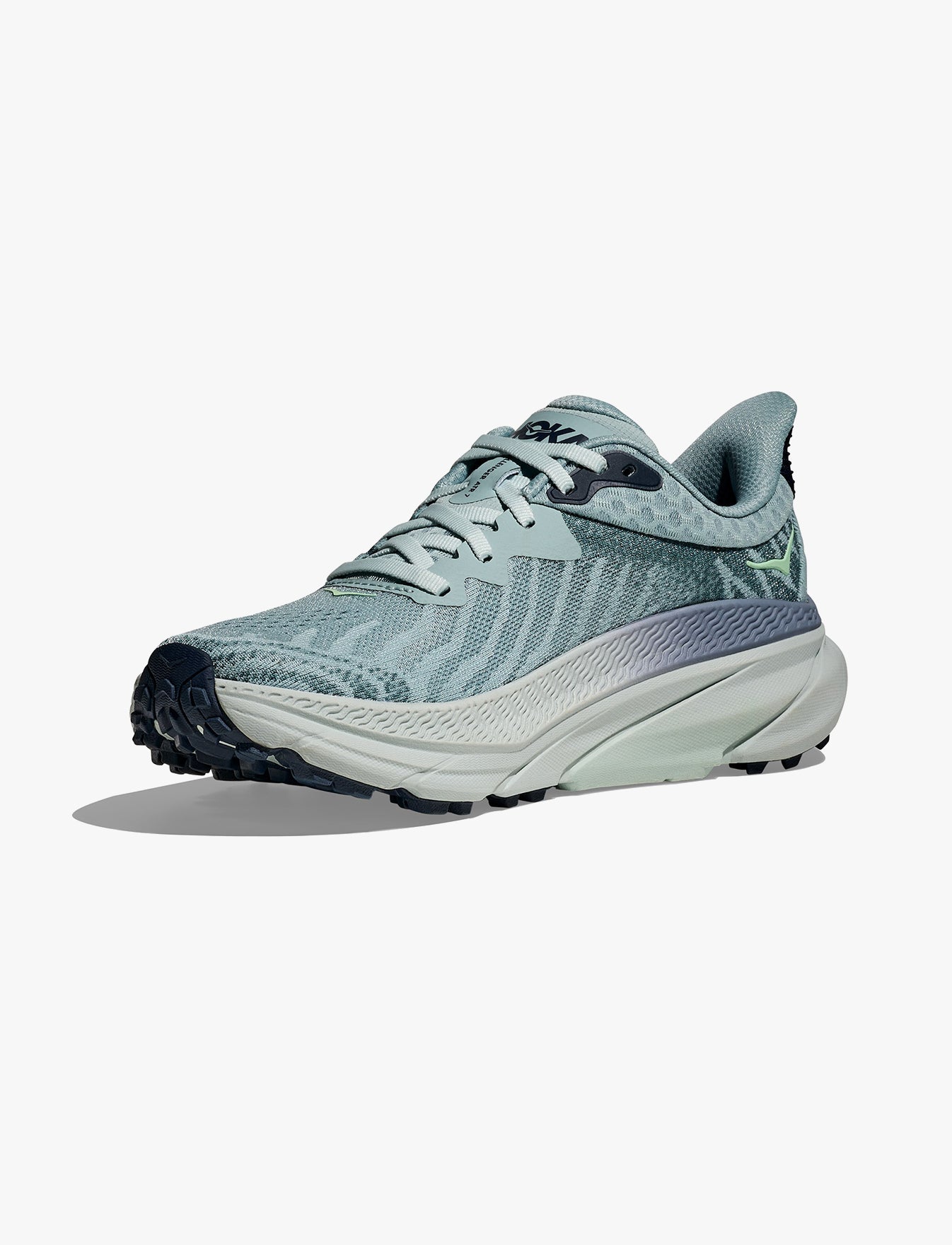 HOKA Challenger WIDE 7 - נעלי ספורט נשים הוקה צלנג'ר 7 רחבות בצבע ירוק דרוזי/תכלת