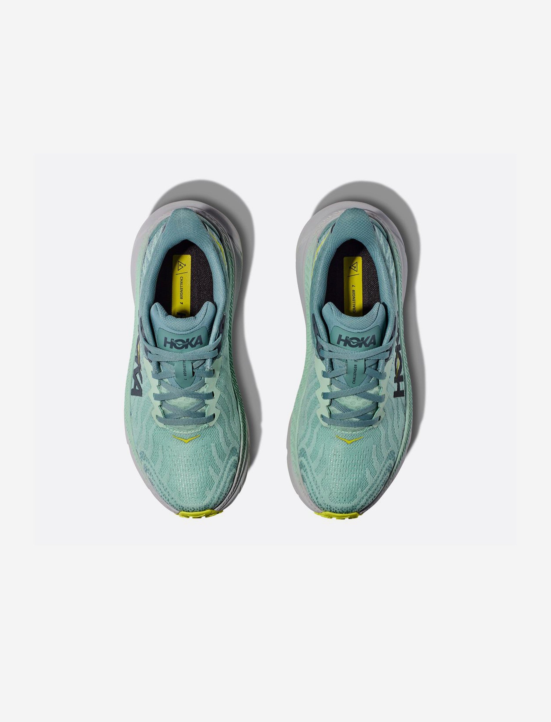 Hoka Challenger 7 Wide - נעלי ספורט נשים הוקה צ'אלנג'ר 7 רחבות בצבע ירוק מיסטי/ירקרק