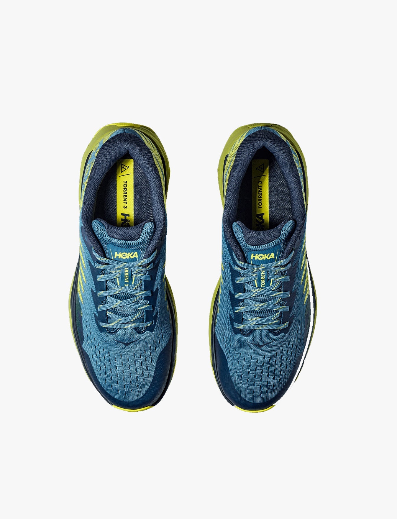 HOKA Torrent 3 - נעלי ספורט גברים הוקה טורנט 3 בצבע כחול פלדה/לימון
