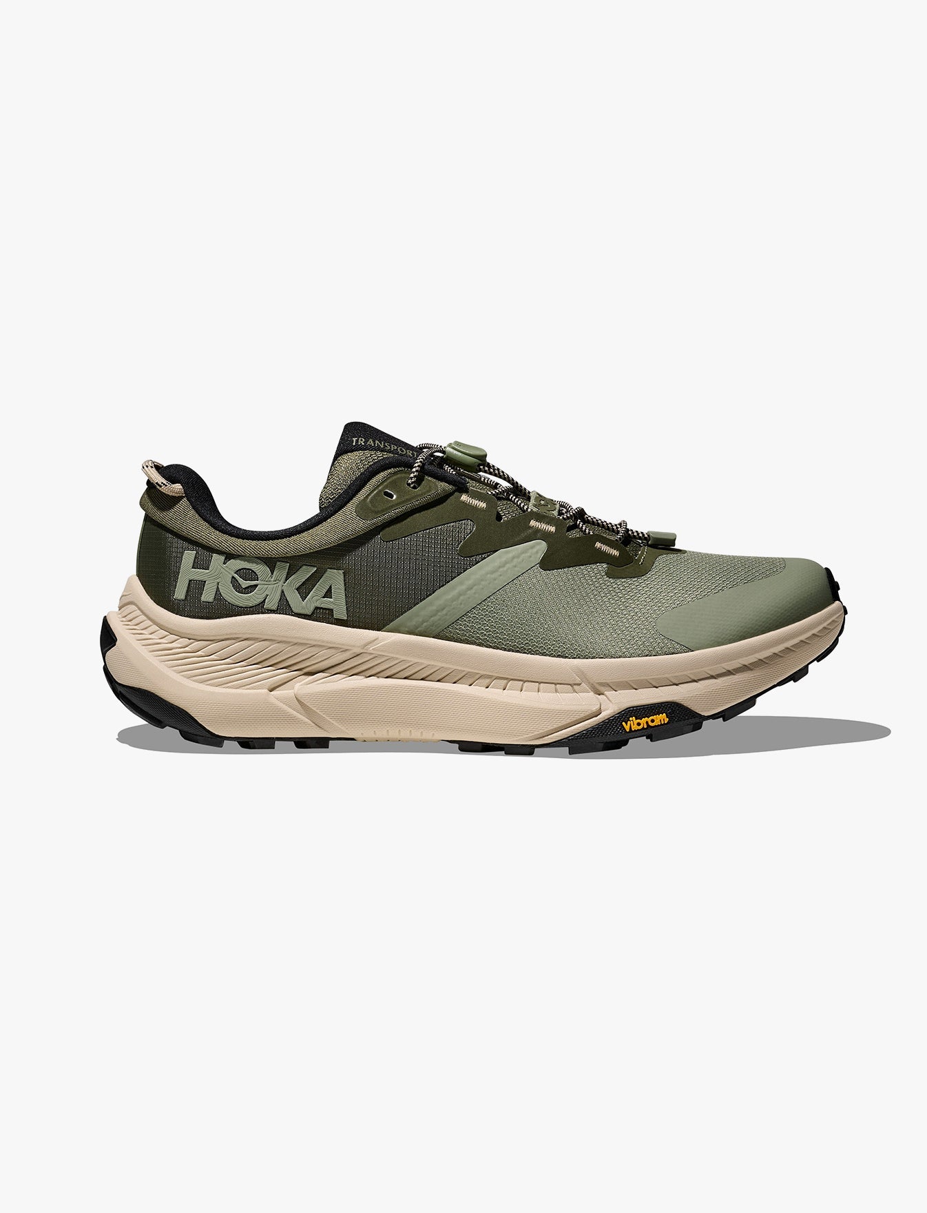 Hoka Transport - נעלי ספורט גברים הוקה טרנספורט בצבע ירוק ים/אקליפטוס