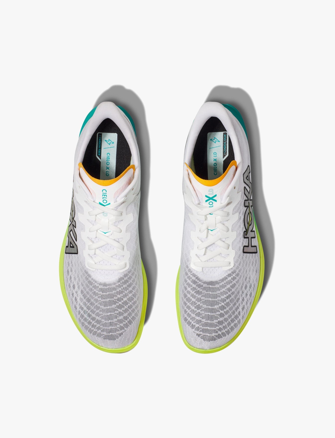 Hoka Cielo X 2 LD - נעלי ספורט הוקה סיאלו בצבע לבן/ירוק טורקיז