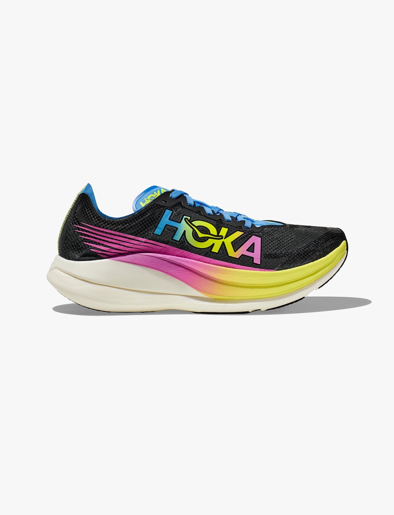 HOKA  ROCKET X 2 - נעלי ספורט הוקה רוקט איקס 2 נשים/גברים בצבע שחור/מולטי