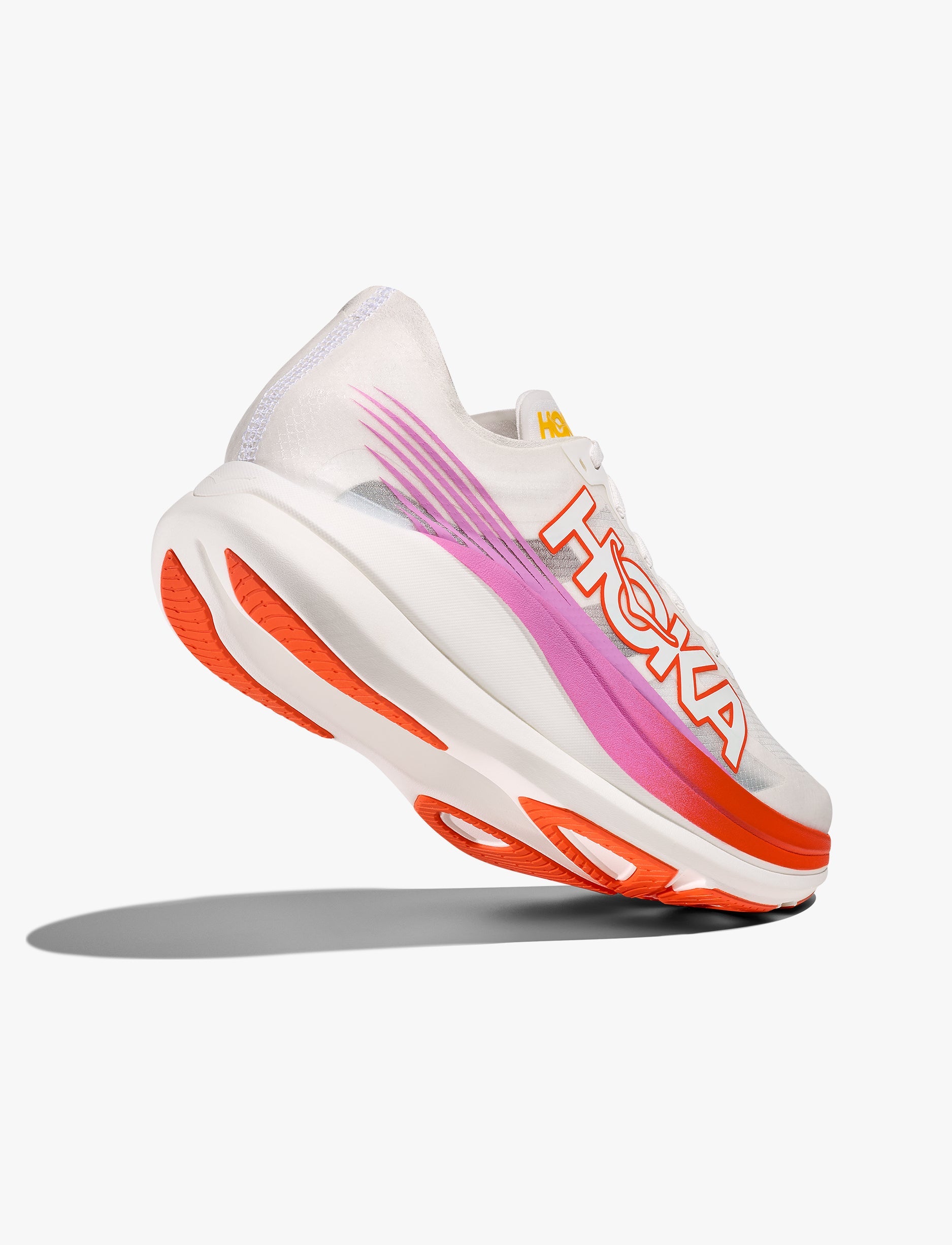 HOKA  ROCKET X 2 - נעלי ספורט הוקה רוקט איקס 2 בצבע פרוסט/לבה