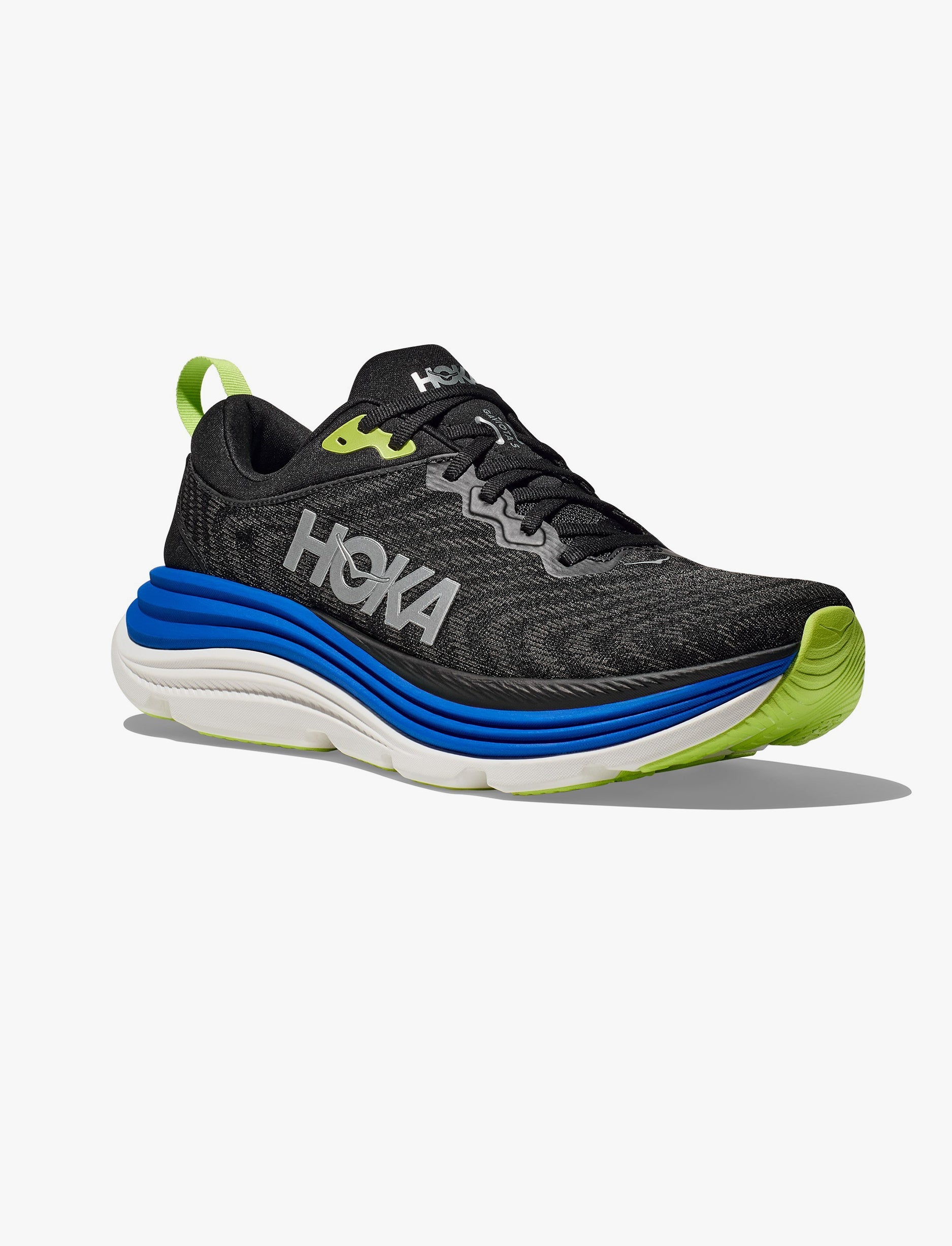HOKA Gaviota Wide 5 - נעלי ספורט גברים הוקה גביוטה 5 רחבות בצבע שחור/קובלט