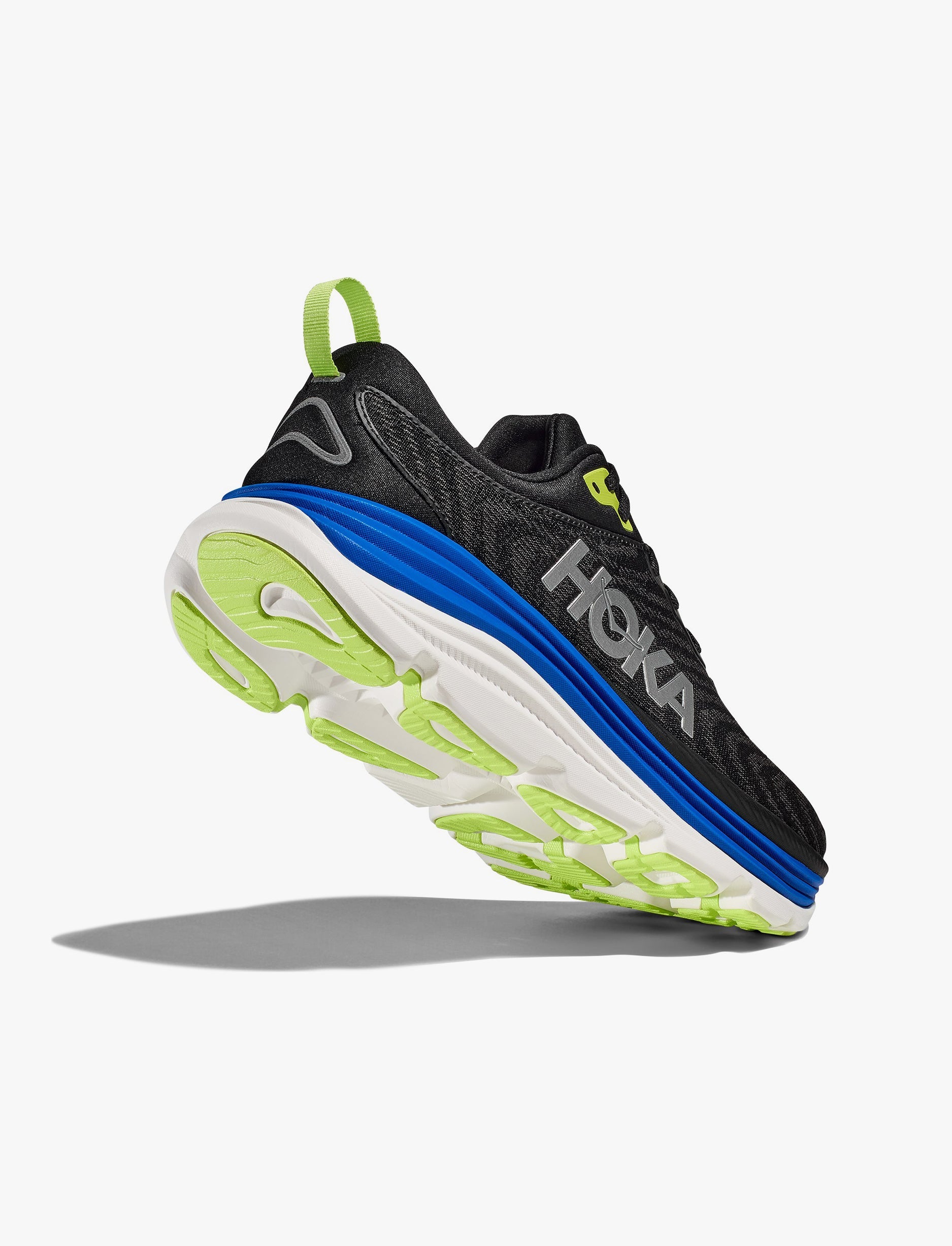 HOKA Gaviota Wide 5 - נעלי ספורט גברים הוקה גביוטה 5 רחבות בצבע שחור/קובלט