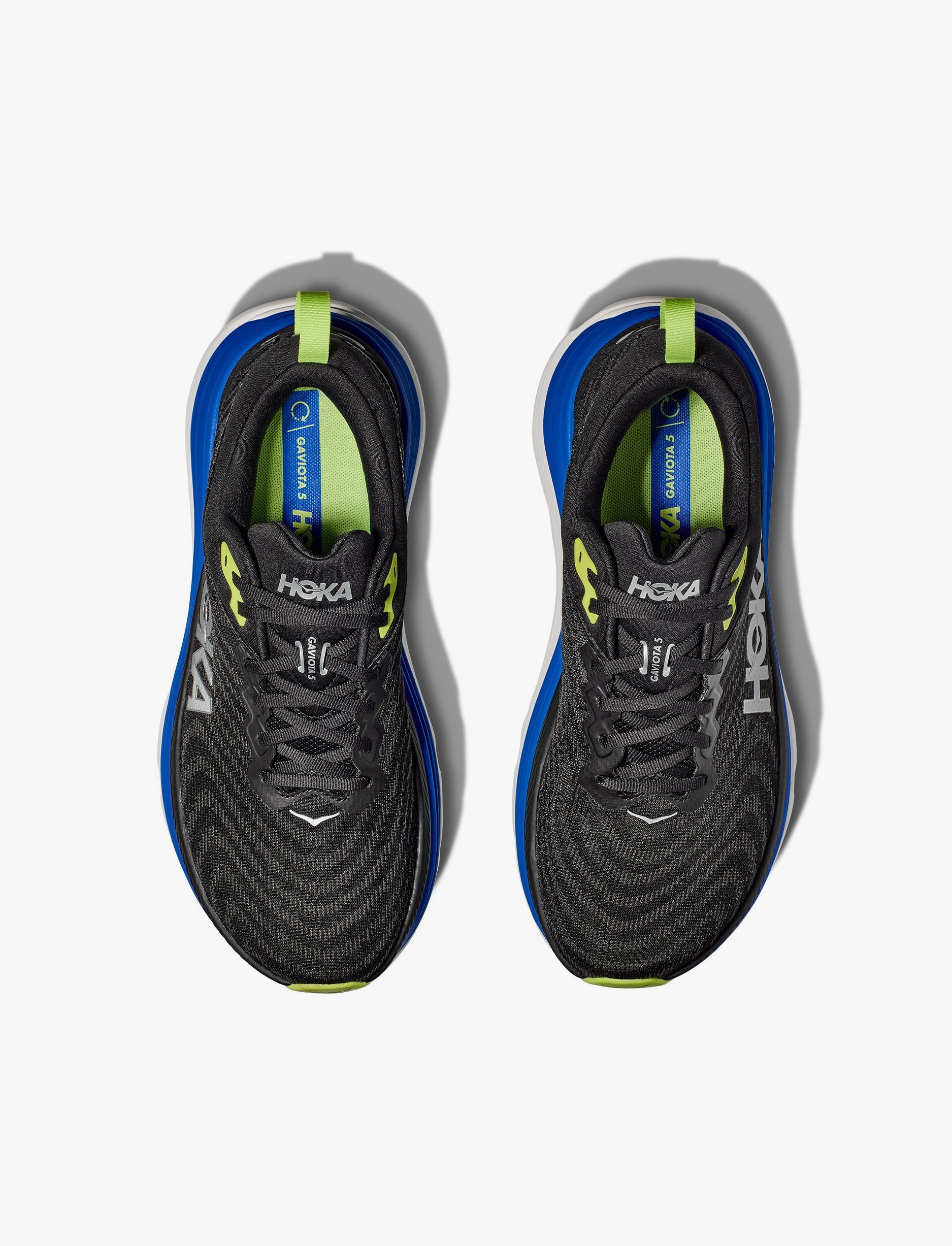 HOKA Gaviota Wide 5 - נעלי ספורט גברים הוקה גביוטה 5 רחבות בצבע שחור/קובלט