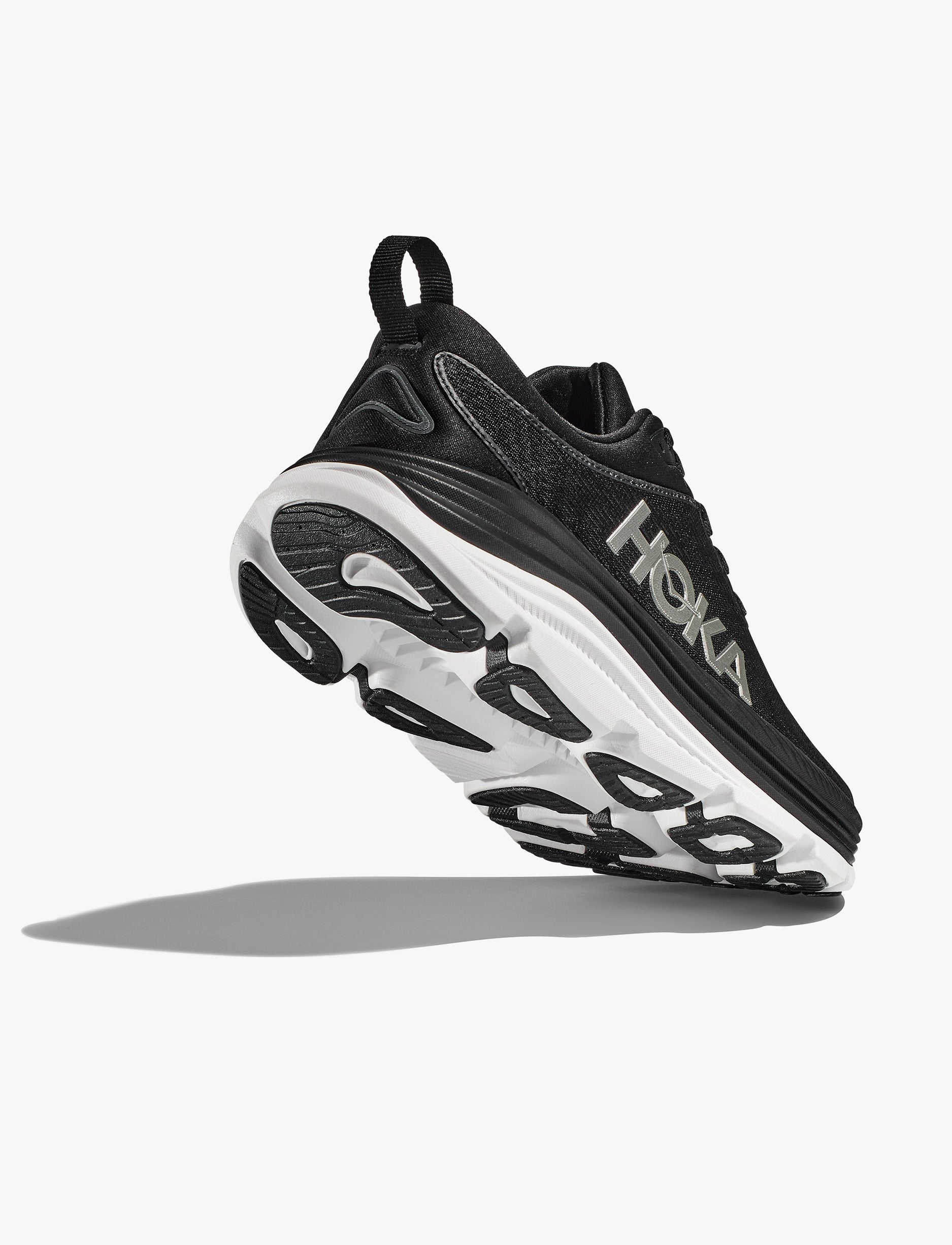 HOKA Gaviota Wide 5 - נעלי ספורט גברים הוקה גביוטה 5 רחבות בצבע שחור/לבן