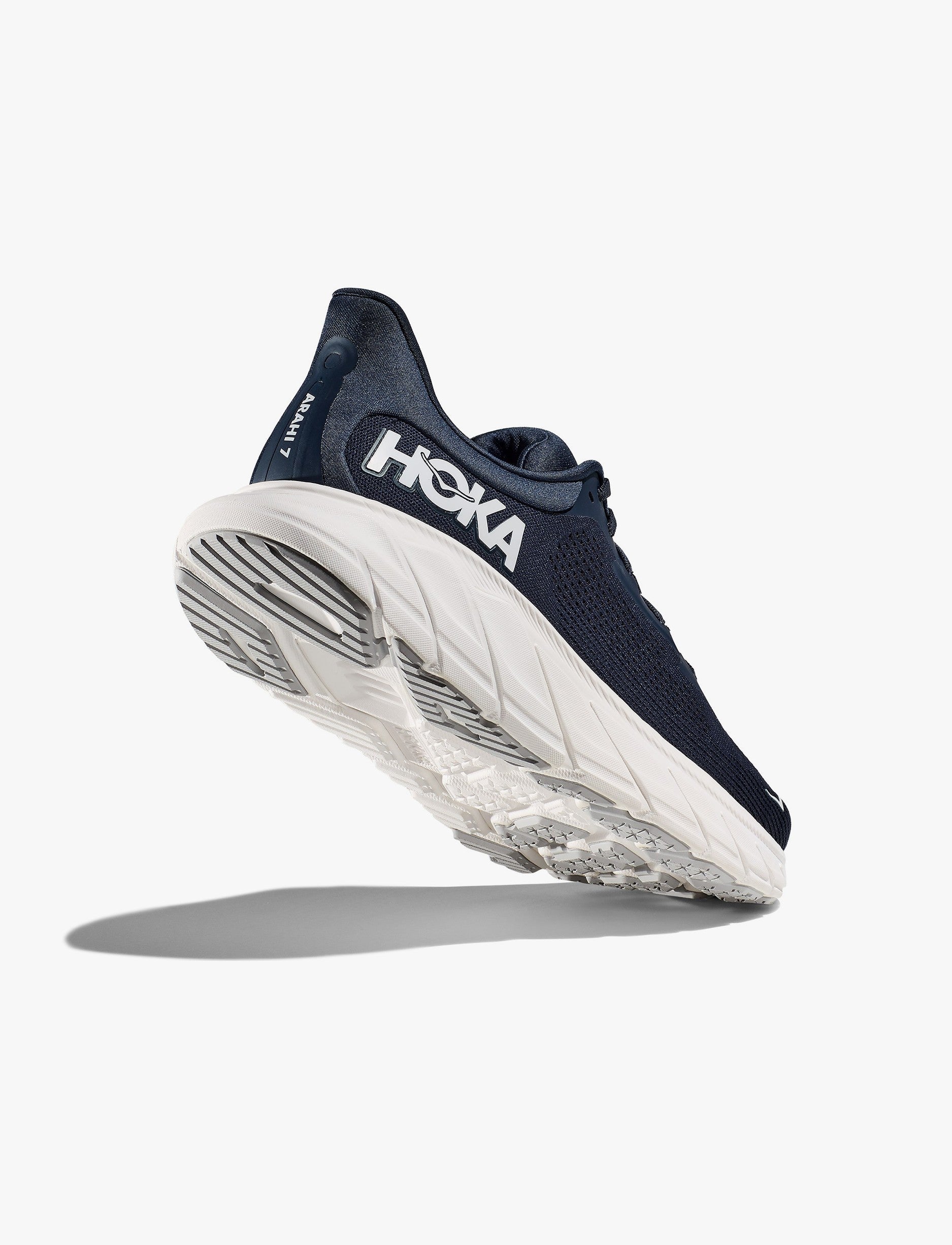 HOKA Arahi Wide 7 - נעלי ספורט גברים הוקה ארהי 7 רחבות בצבע כחול/לבן