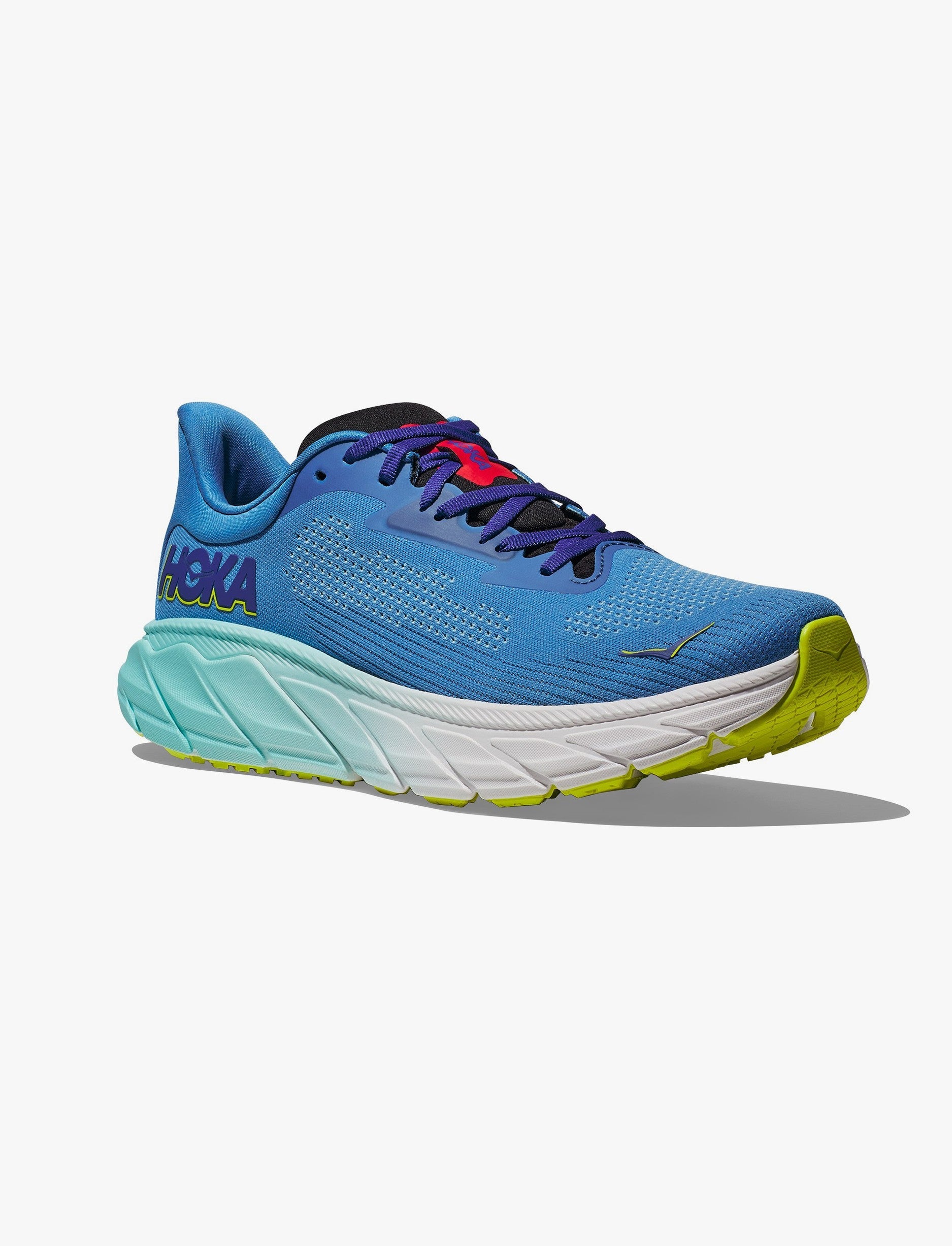 HOKA Arahi Wide 7 - נעלי ספורט גברים הוקה ארהי 7 רחבות בצבע כחול/סגלגל