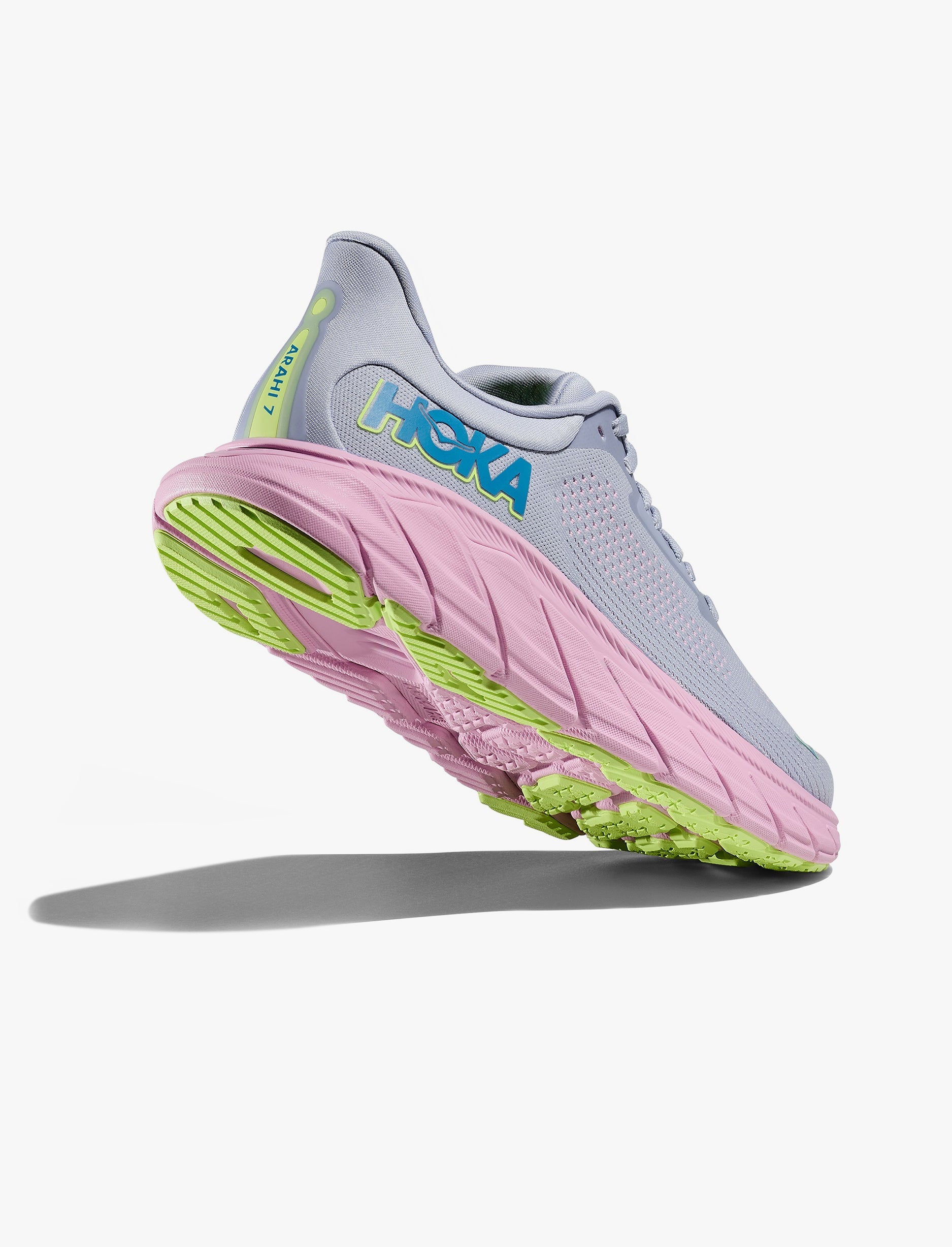 HOKA Arahi Wide 7 - נעלי ספורט נשים הוקה ארהי 7 רחבות בצבע שחור/ורוד