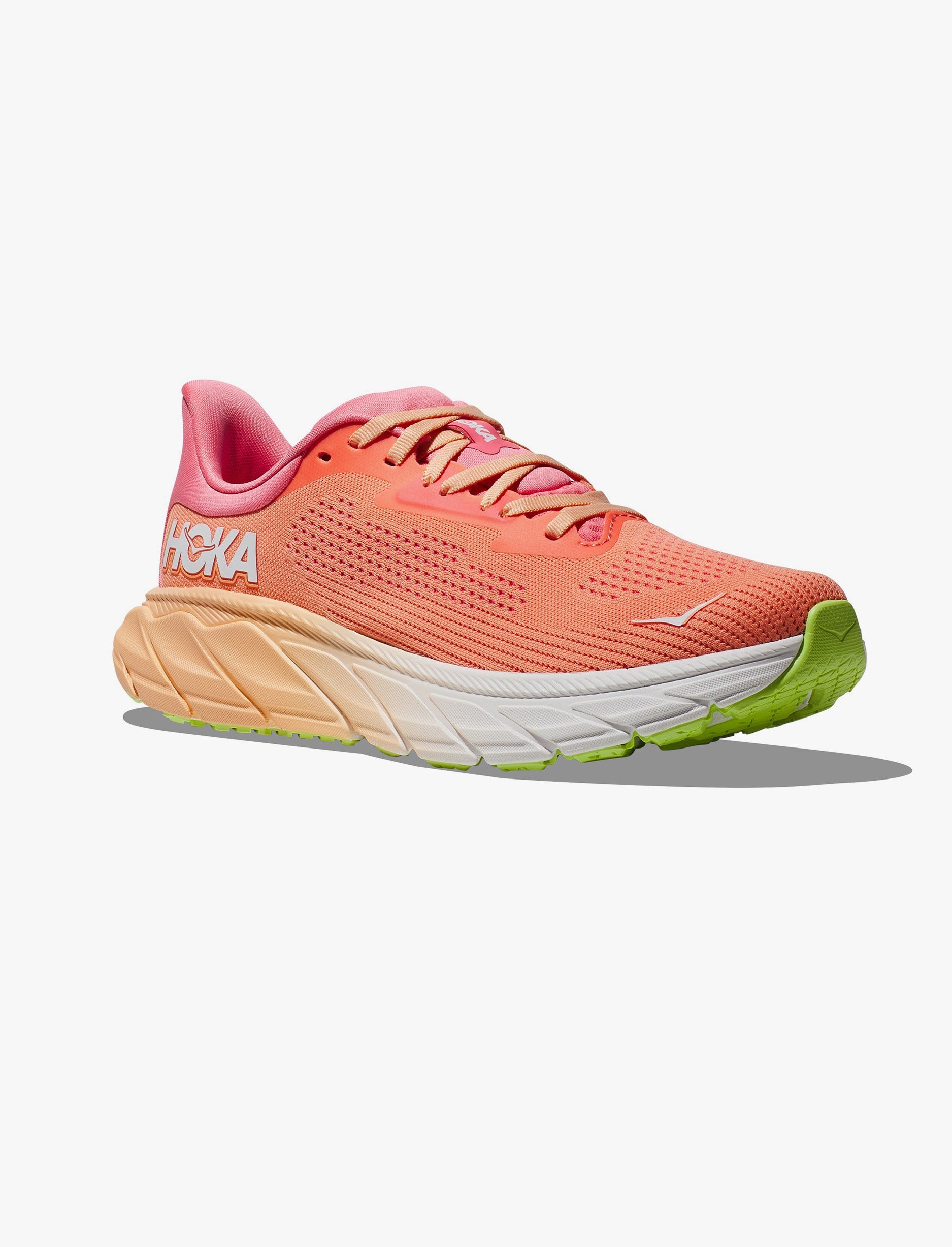 HOKA Arahi Wide 7 - נעלי ספורט נשים הוקה ארהי 7 רחבות בצבע פפאיה/קורל
