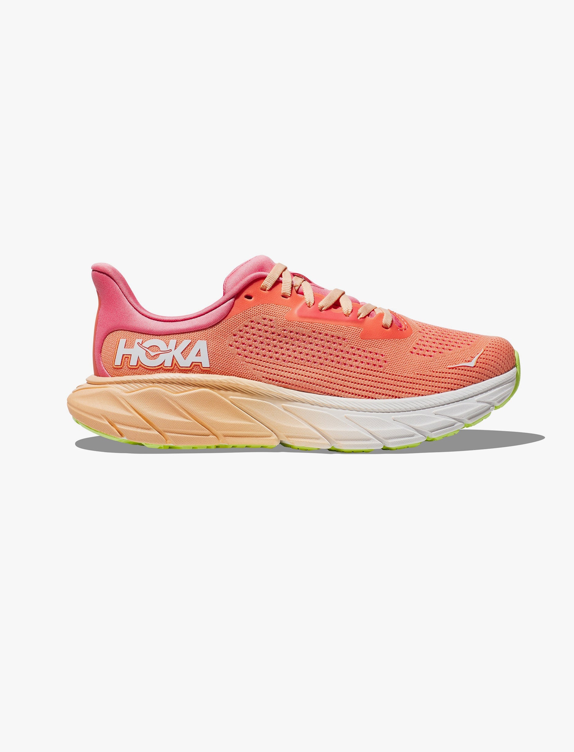 HOKA Arahi Wide 7 - נעלי ספורט נשים הוקה ארהי 7 רחבות בצבע פפאיה/קורל