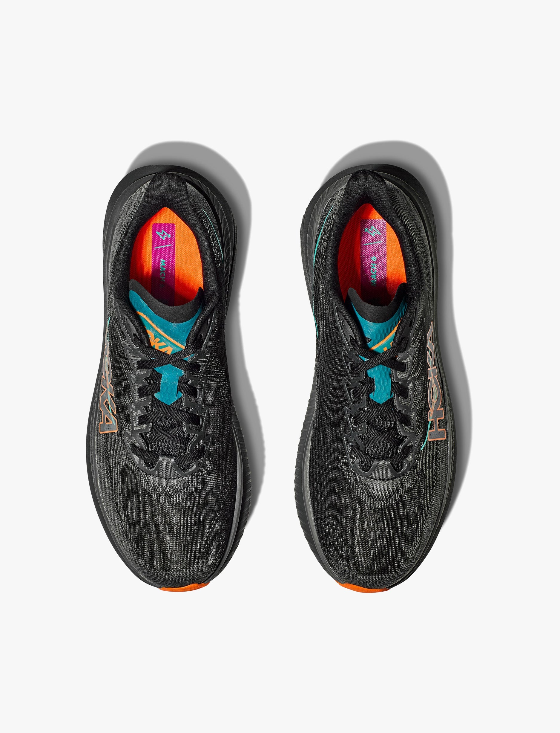HOKA MACH 6 - נעלי ספורט לגברים הוקה מאך 6 בצבע שחור/כתום