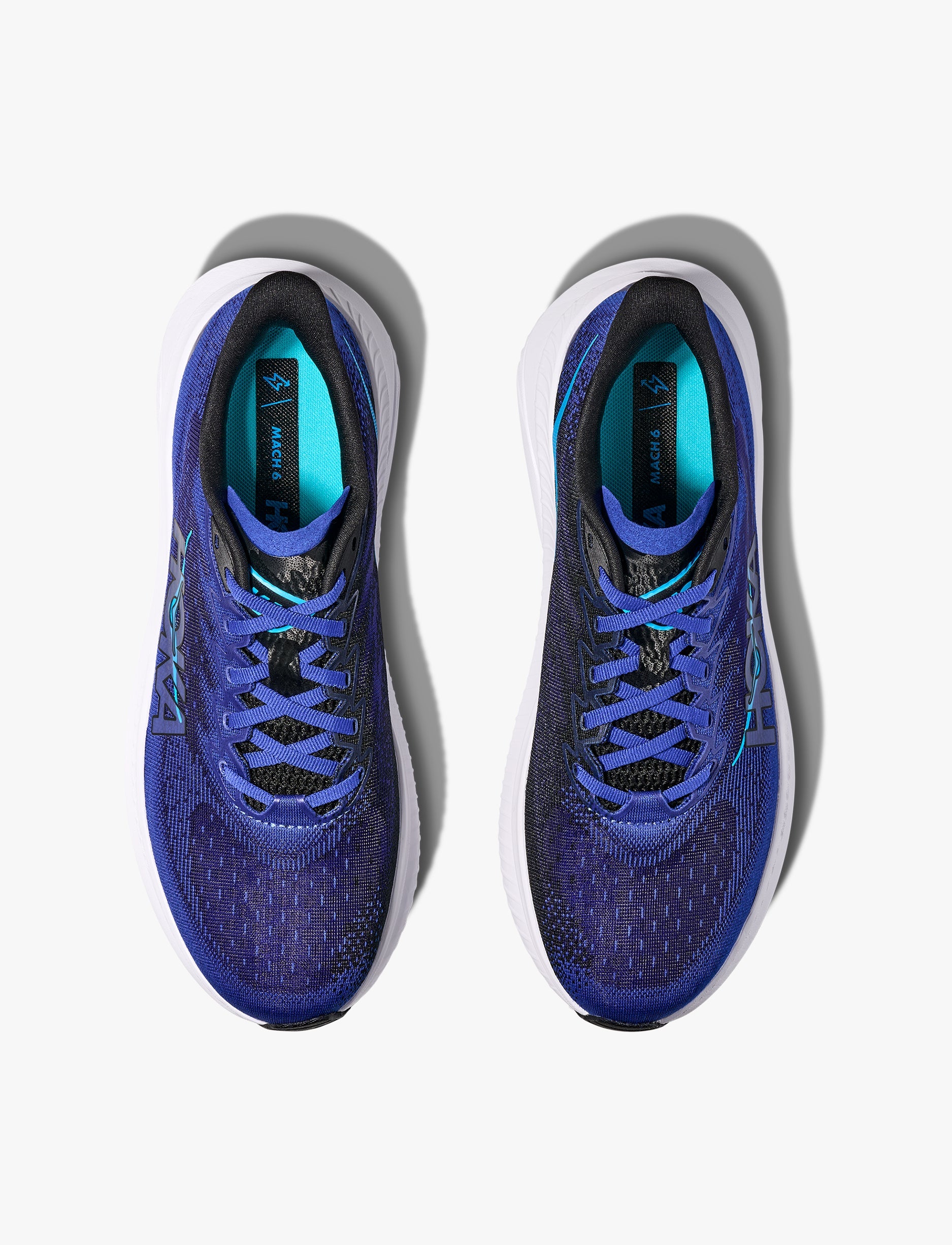 HOKA MACH 6 - נעלי ספורט לגברים הוקה מאך 6 בצבע שחור/כחול לילה