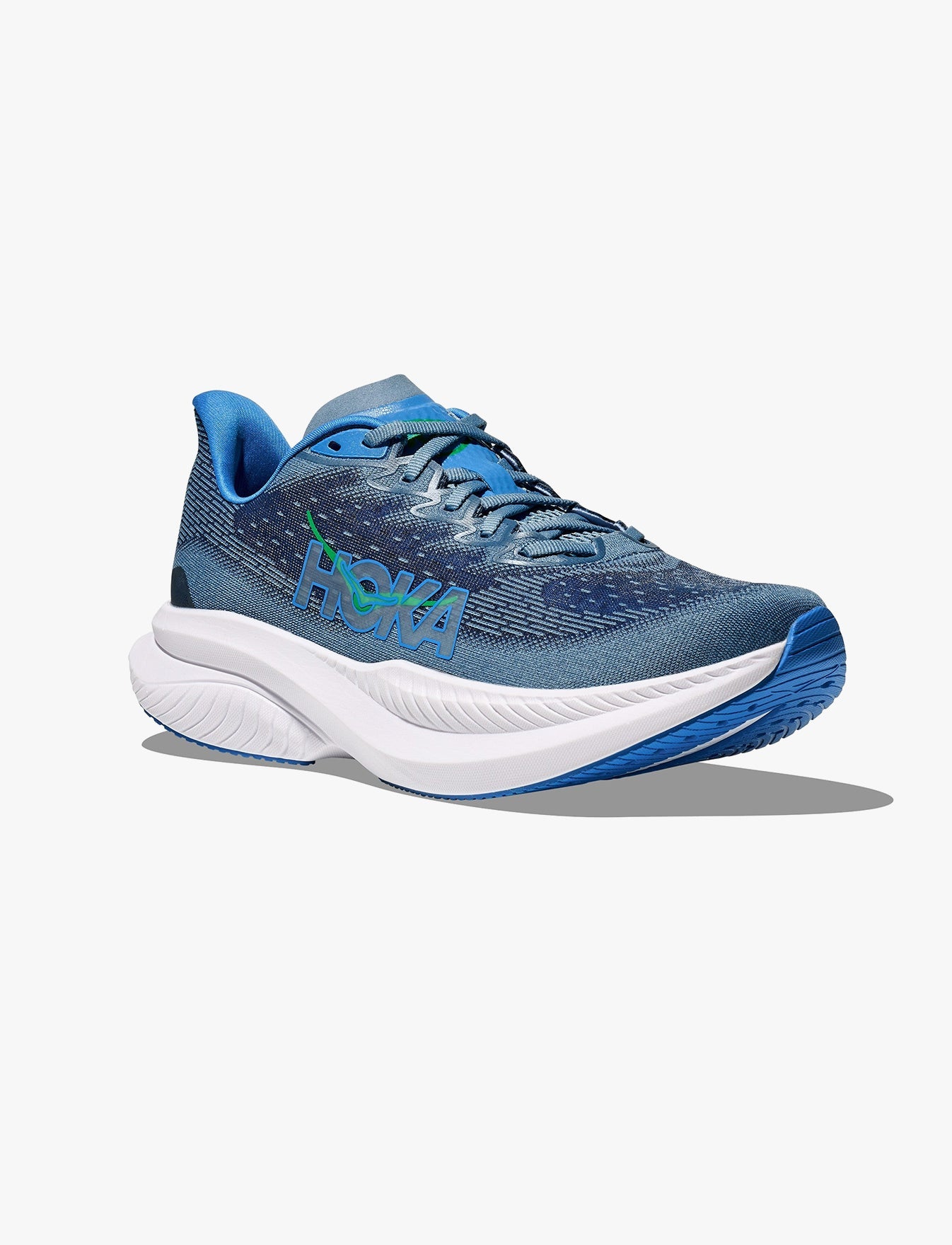 HOKA MACH 6 - נעלי ספורט לגברים הוקה מאך 6 בצבע כחול ענן/כחול רעם
