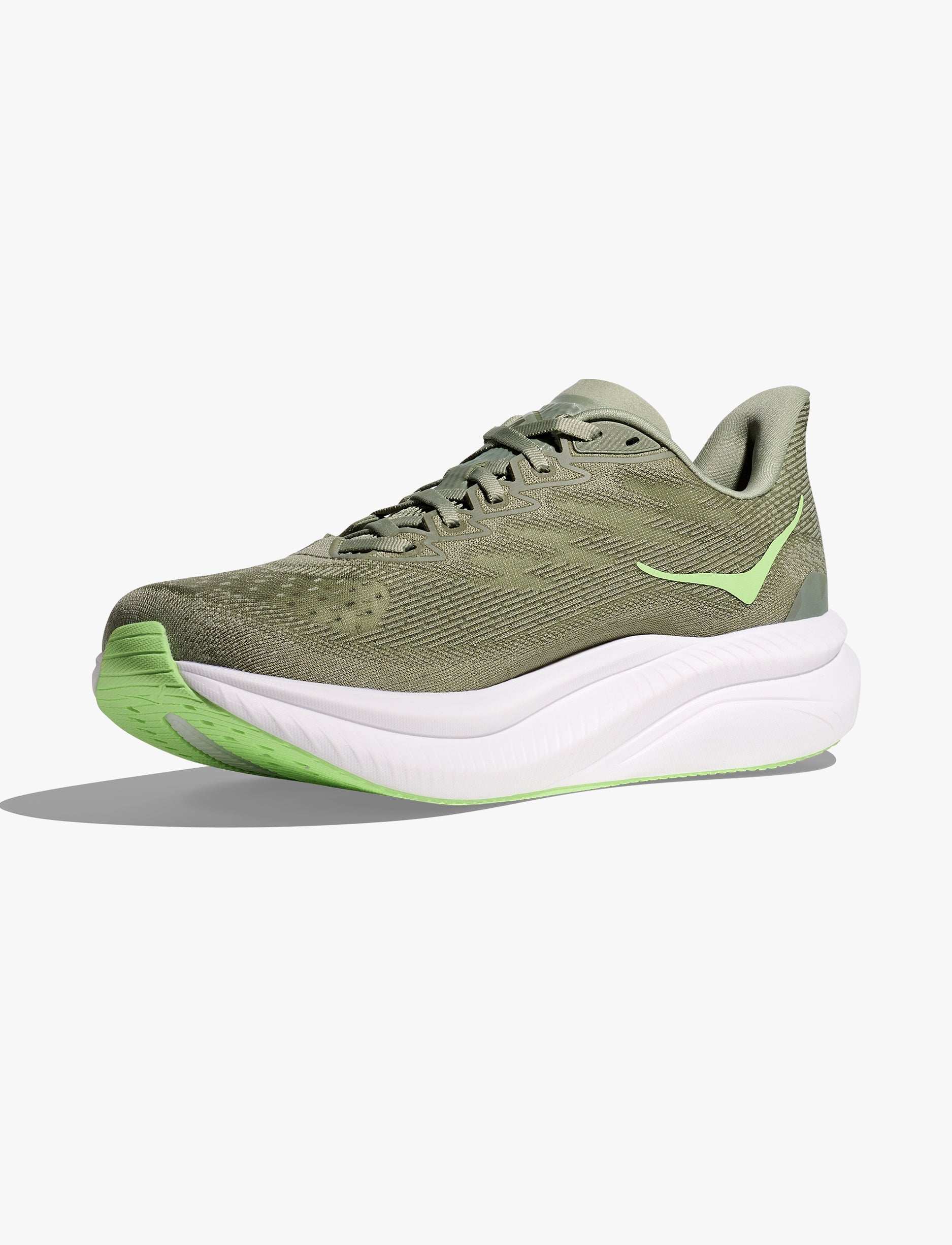 HOKA MACH 6 - נעלי ספורט לגברים הוקה מאך 6 בצבע ירקרק